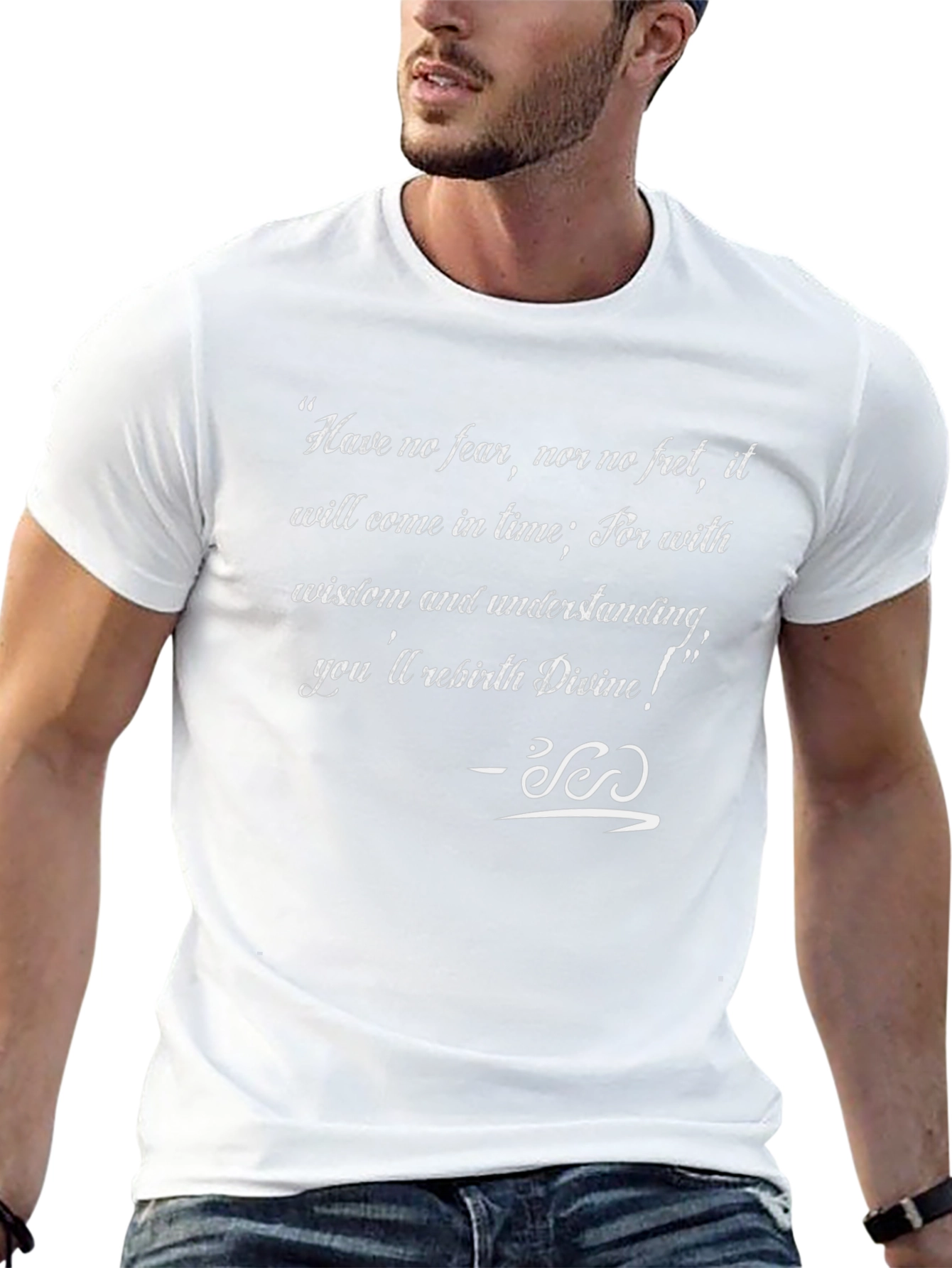 Inspirational Quote Black T-Shirt - Wisdom & Understanding