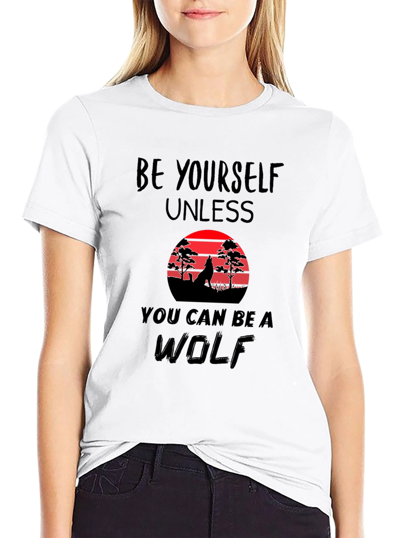 Be Yourself Unless Wolf Graphic Tee