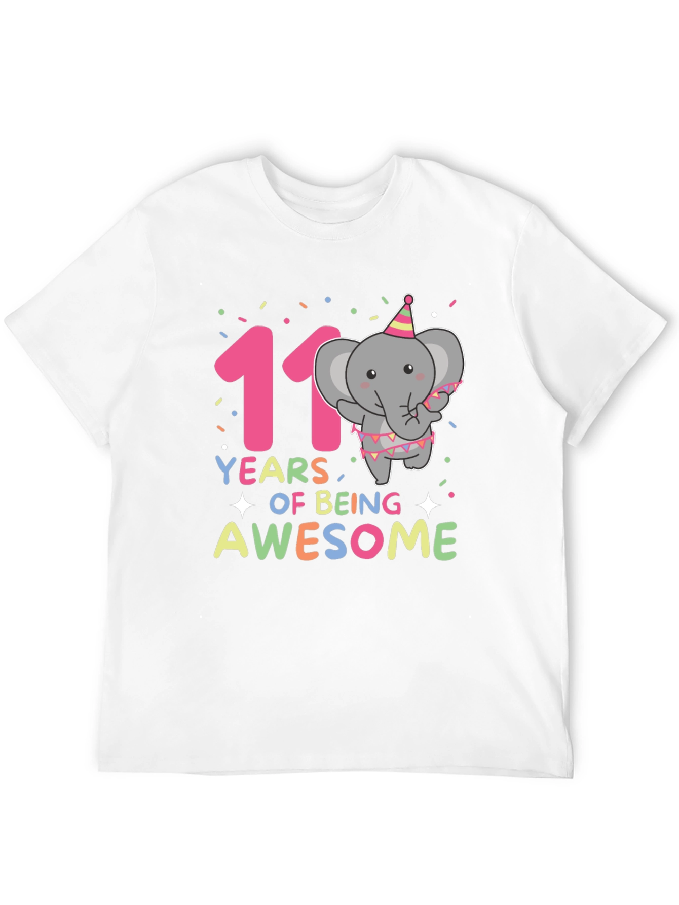 11th Birthday Elephant T-Shirt
