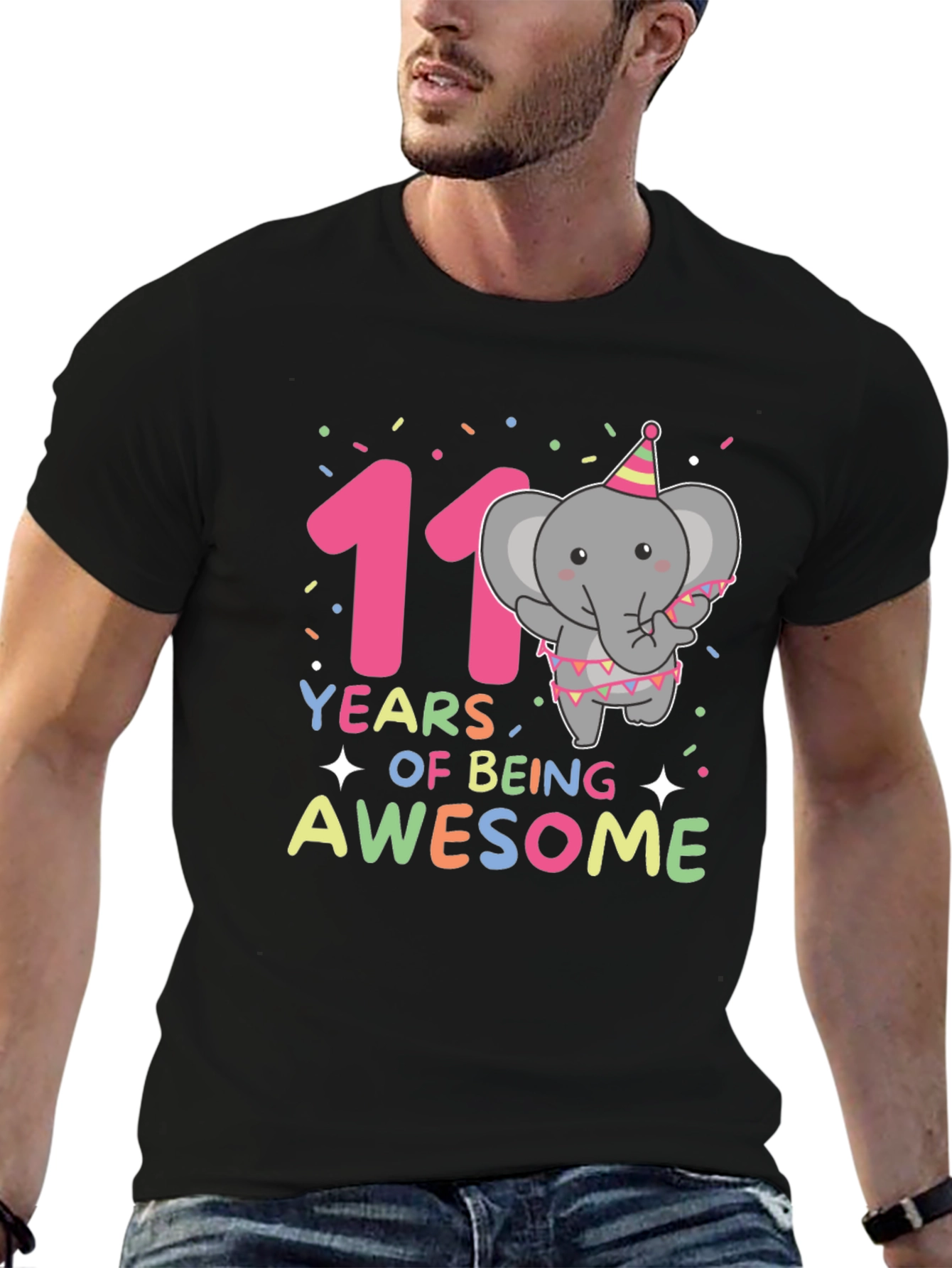 11th Birthday Elephant T-Shirt