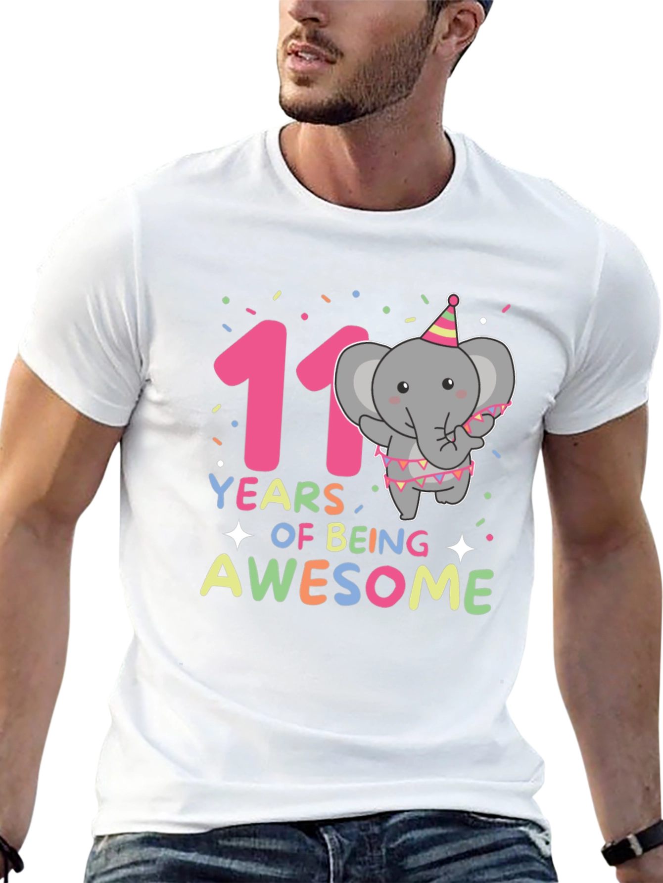 11th Birthday Elephant T-Shirt