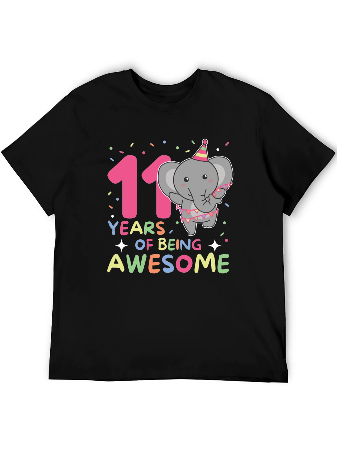11th Birthday Elephant T-Shirt