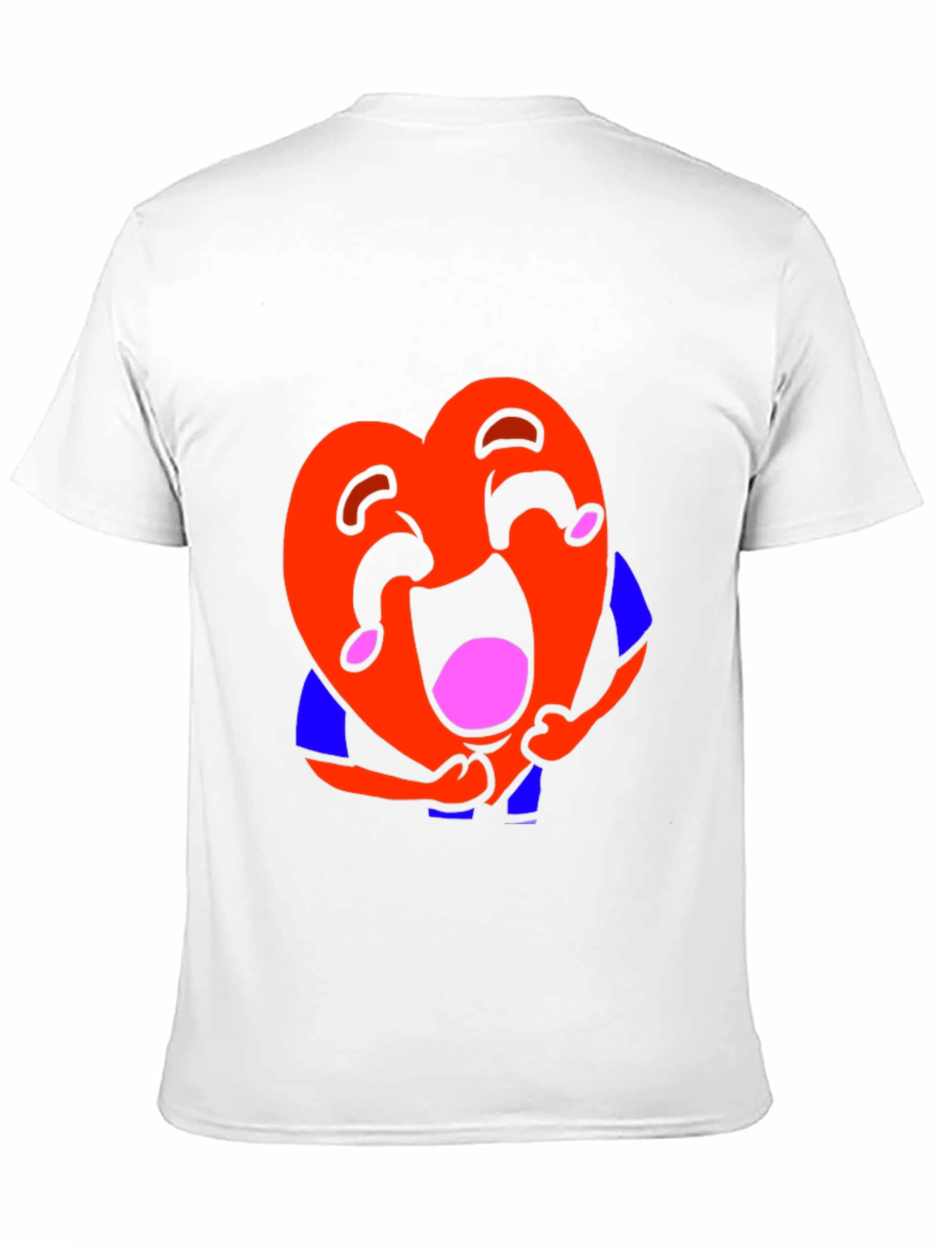 Laughing Heart Graphic Tee - Black Unisex T-Shirt