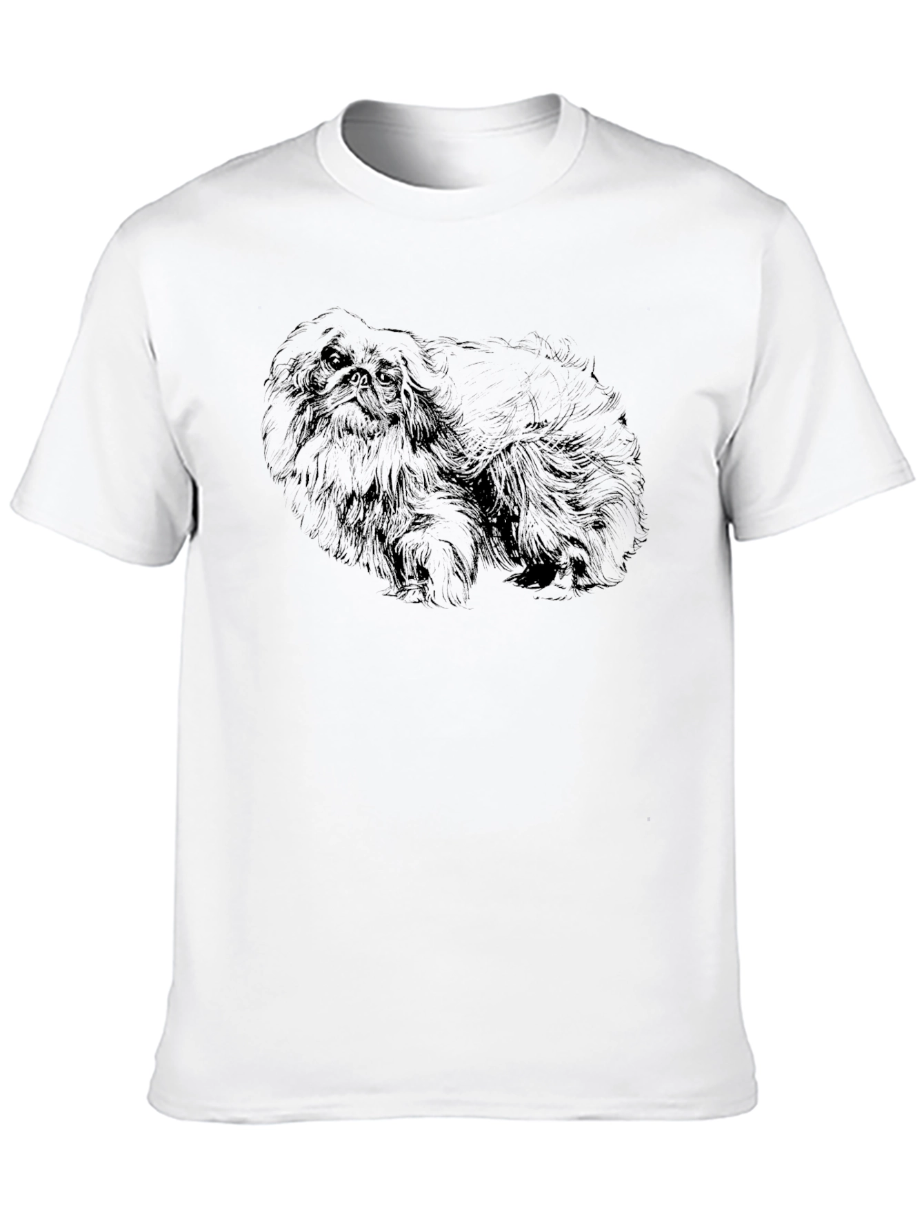 Pekingese Dog Graphic Tee - Casual Style