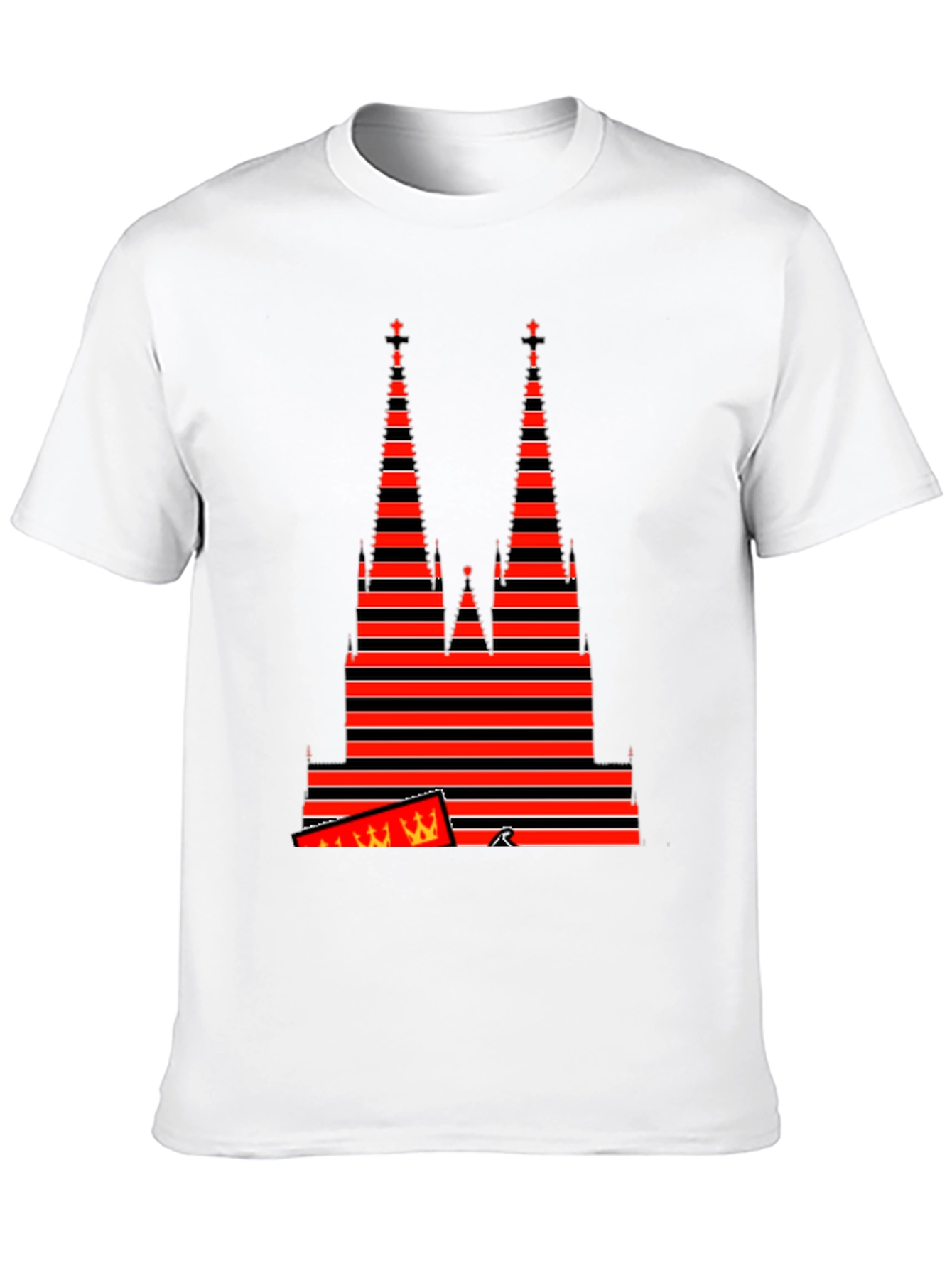 Cologne Cathedral Striped T-Shirt