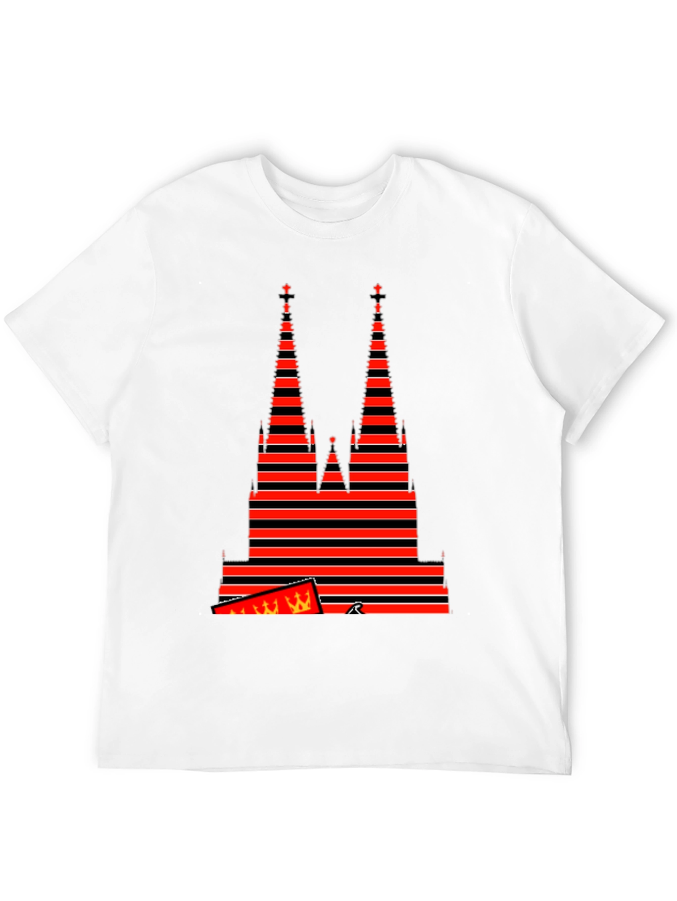 Cologne Cathedral Striped T-Shirt