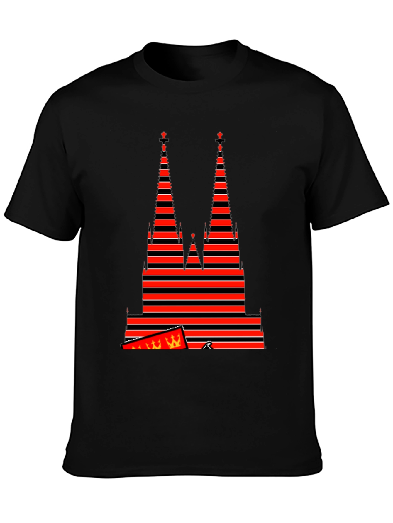 Cologne Cathedral Striped T-Shirt