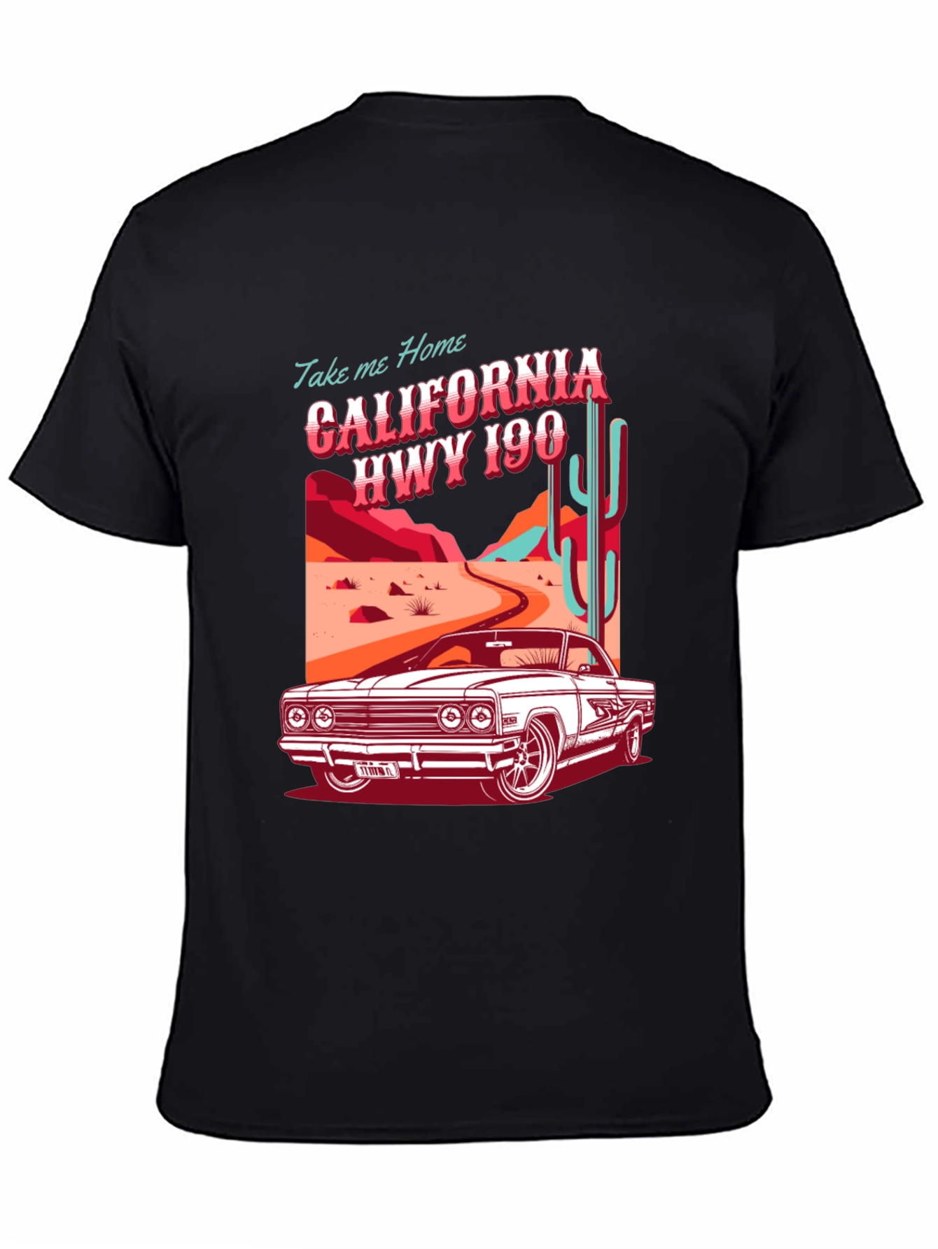 California Hwy 190 Graphic T-Shirt