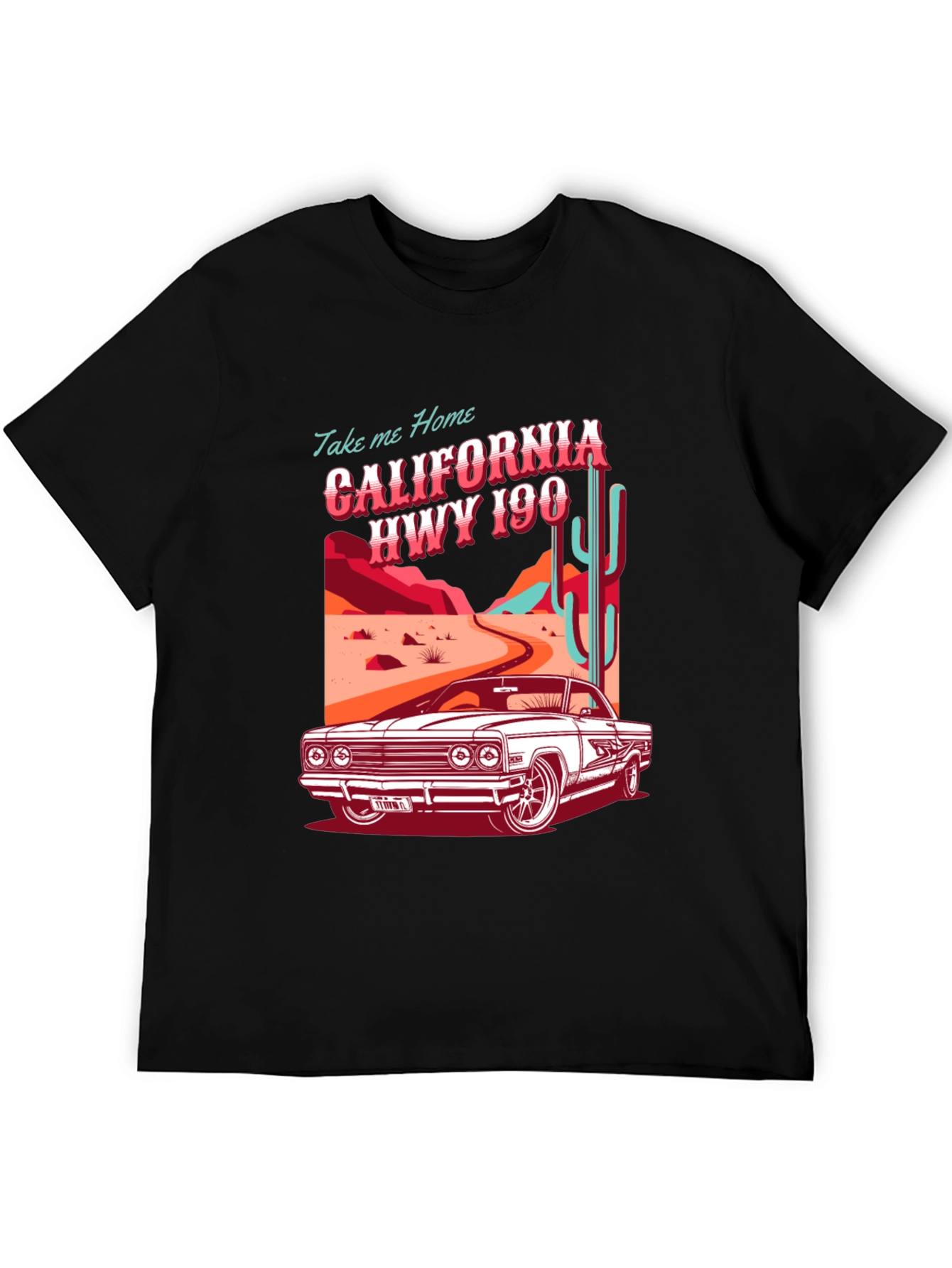 California Hwy 190 Graphic T-Shirt