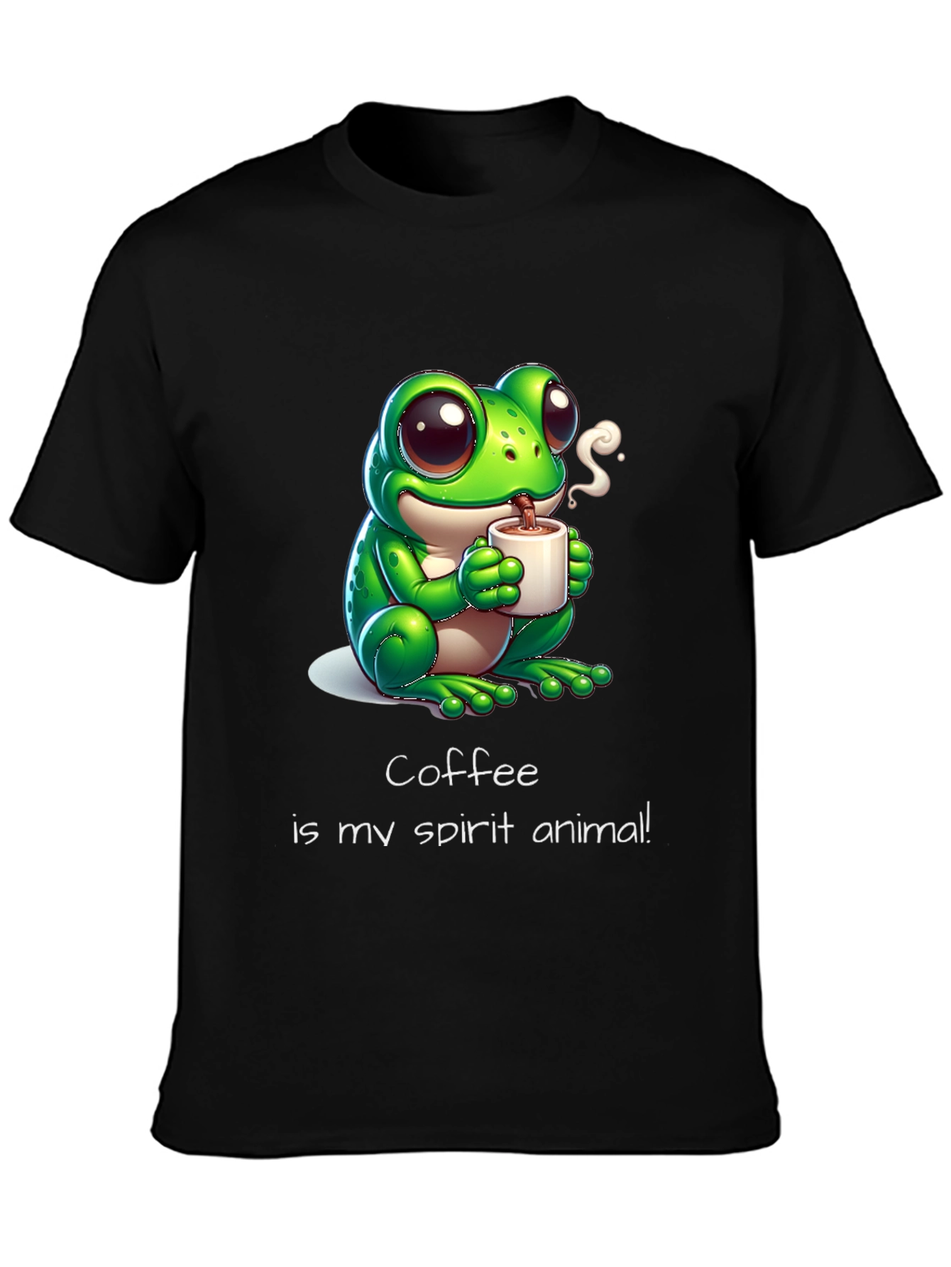 Coffee Frog T-Shirt - Spirit Animal Tee