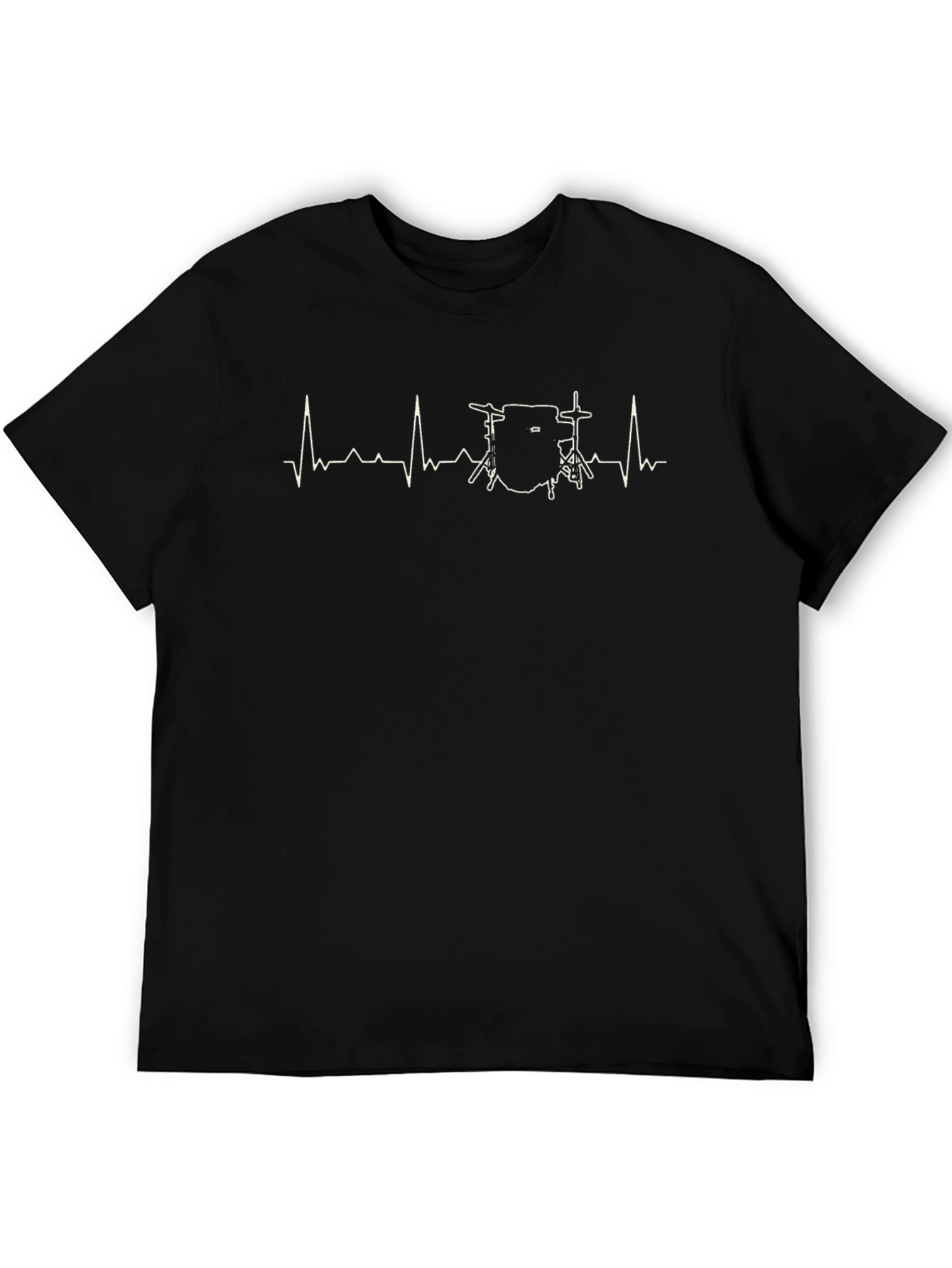 Drum Heartbeat T-Shirt - Music Lover Tee
