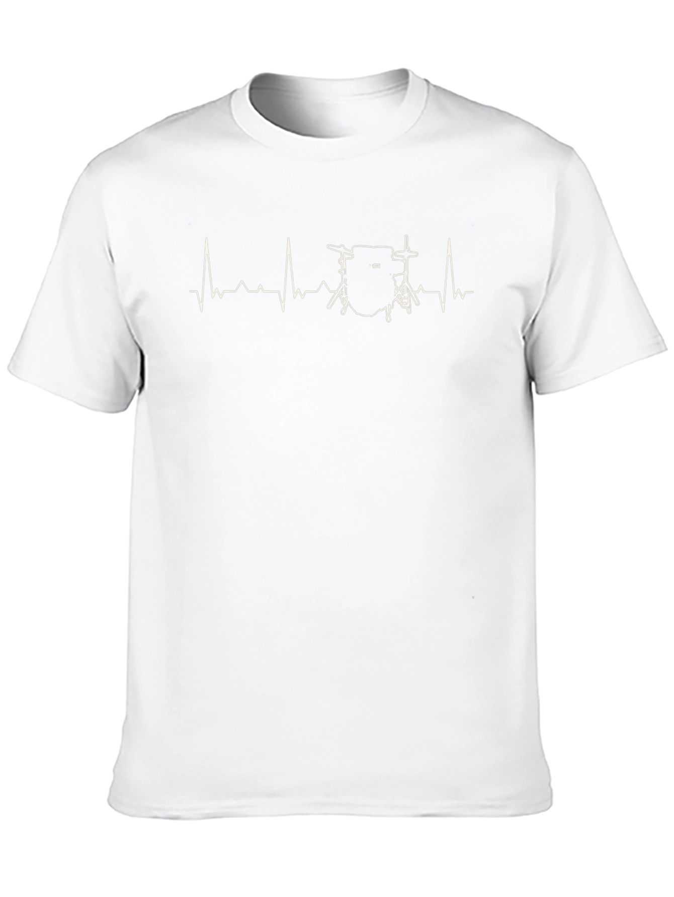Drum Heartbeat T-Shirt - Music Lover Tee