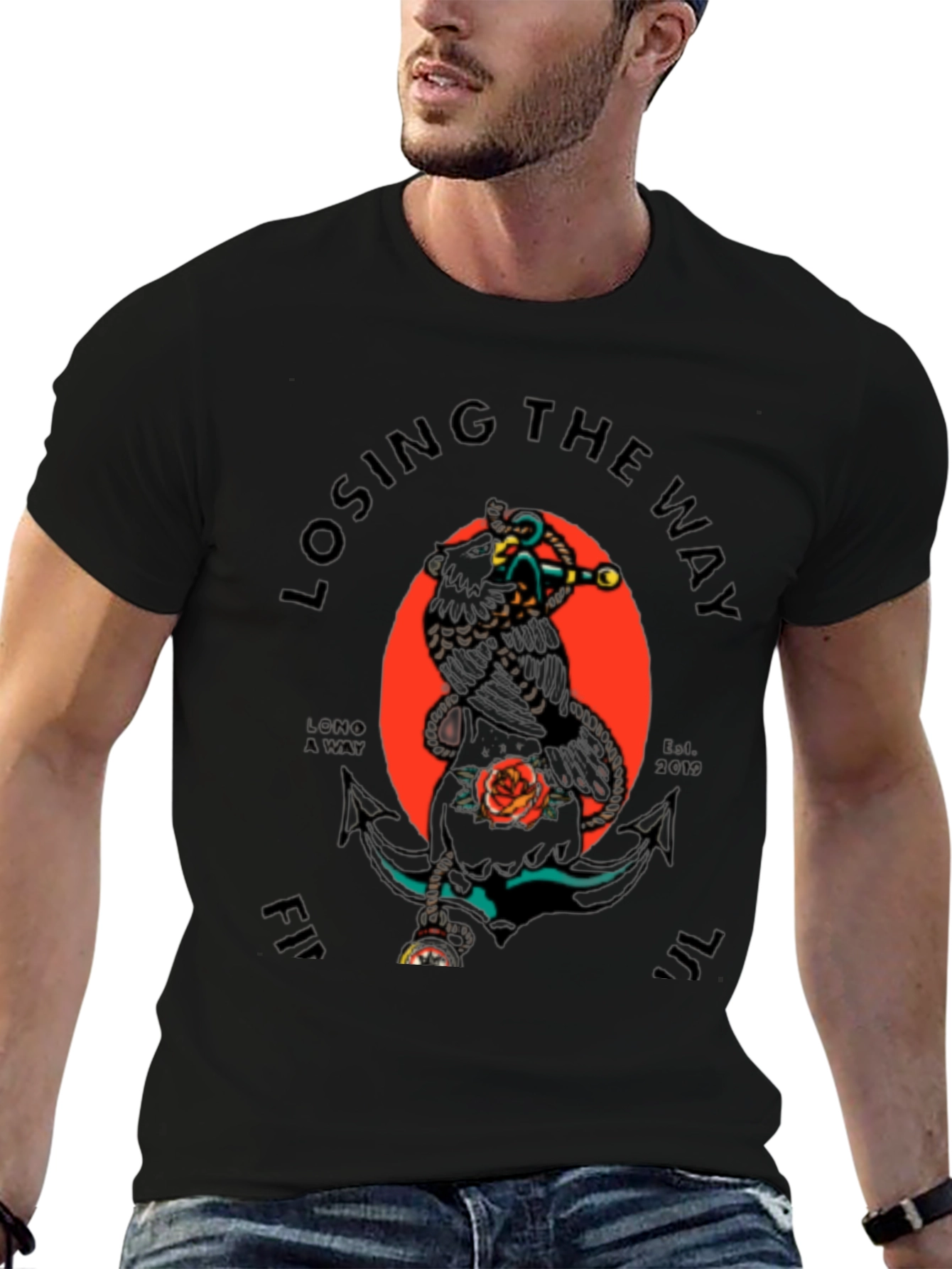 Mens Graphic Tee - Losing the Way