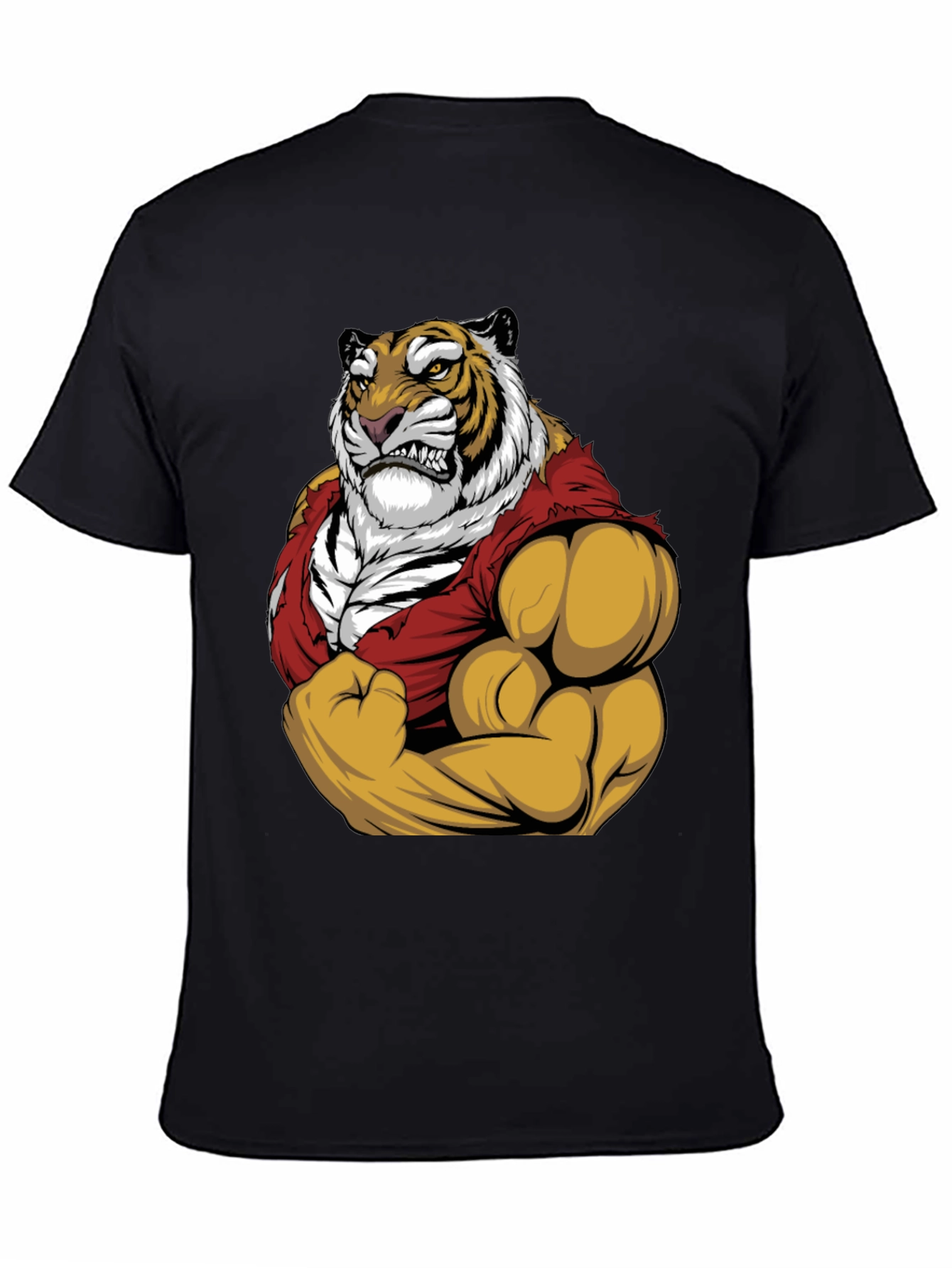 Tiger Muscles Graphic Tee - Unleash Your Inner Beast