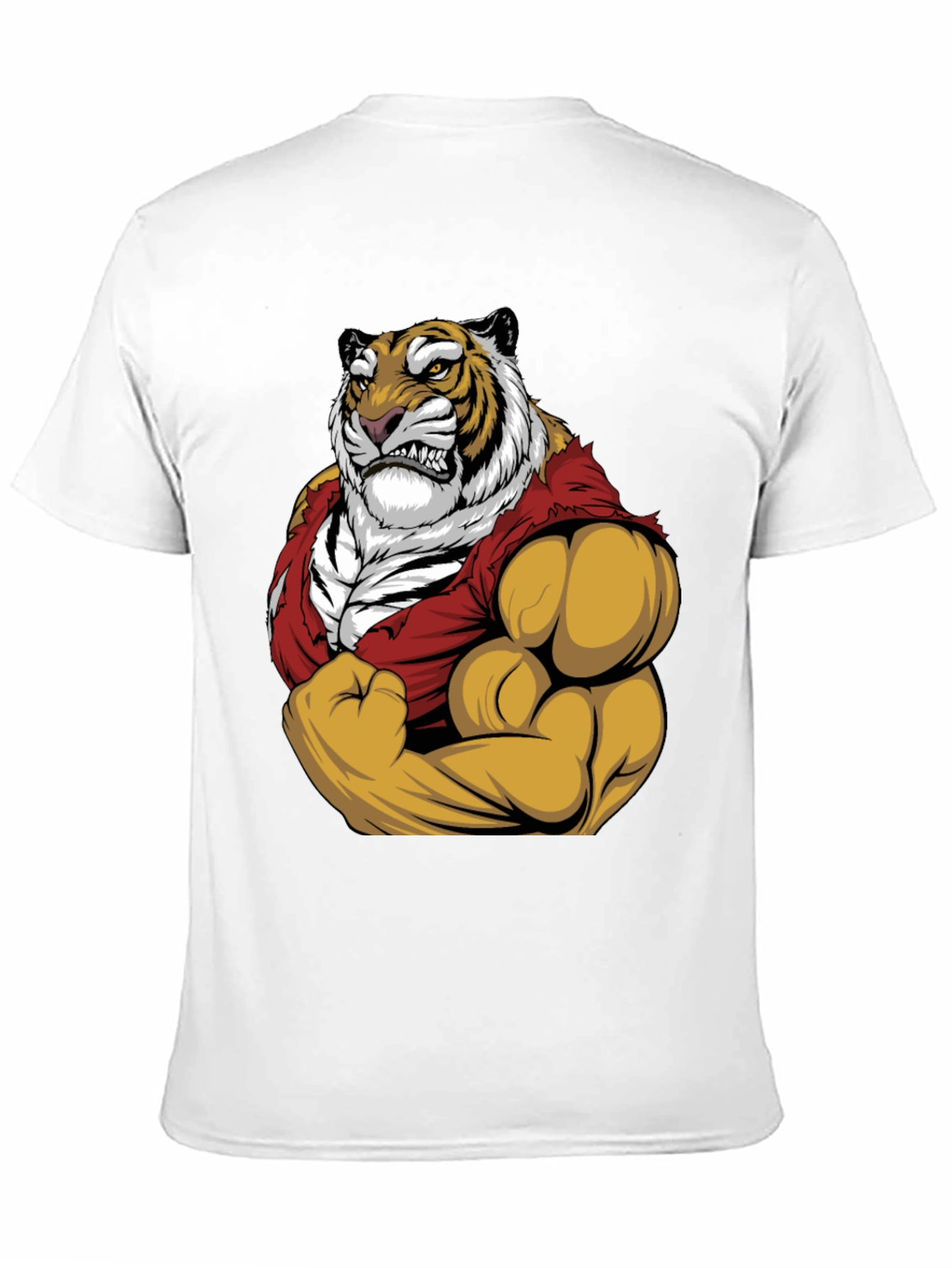 Tiger Muscles Graphic Tee - Unleash Your Inner Beast