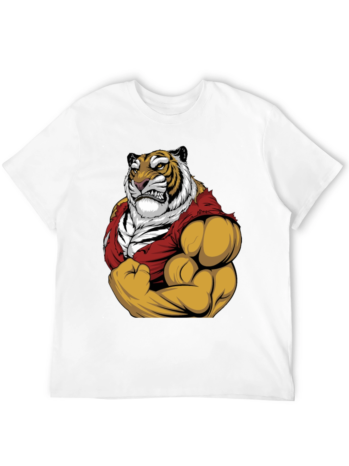 Tiger Muscles Graphic Tee - Unleash Your Inner Beast