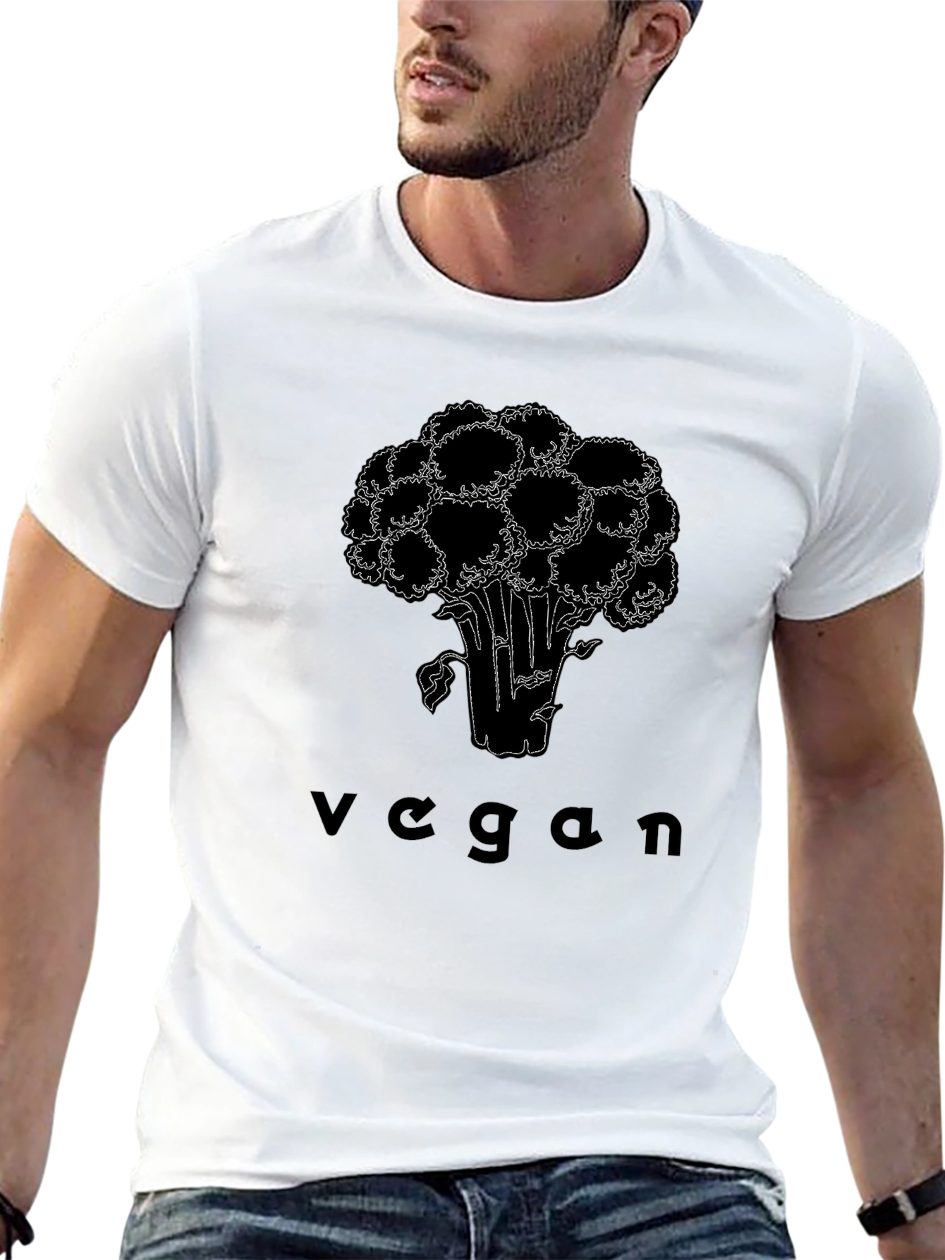 Vegan Broccoli T-Shirt - Plant Based Lifestyle Tee