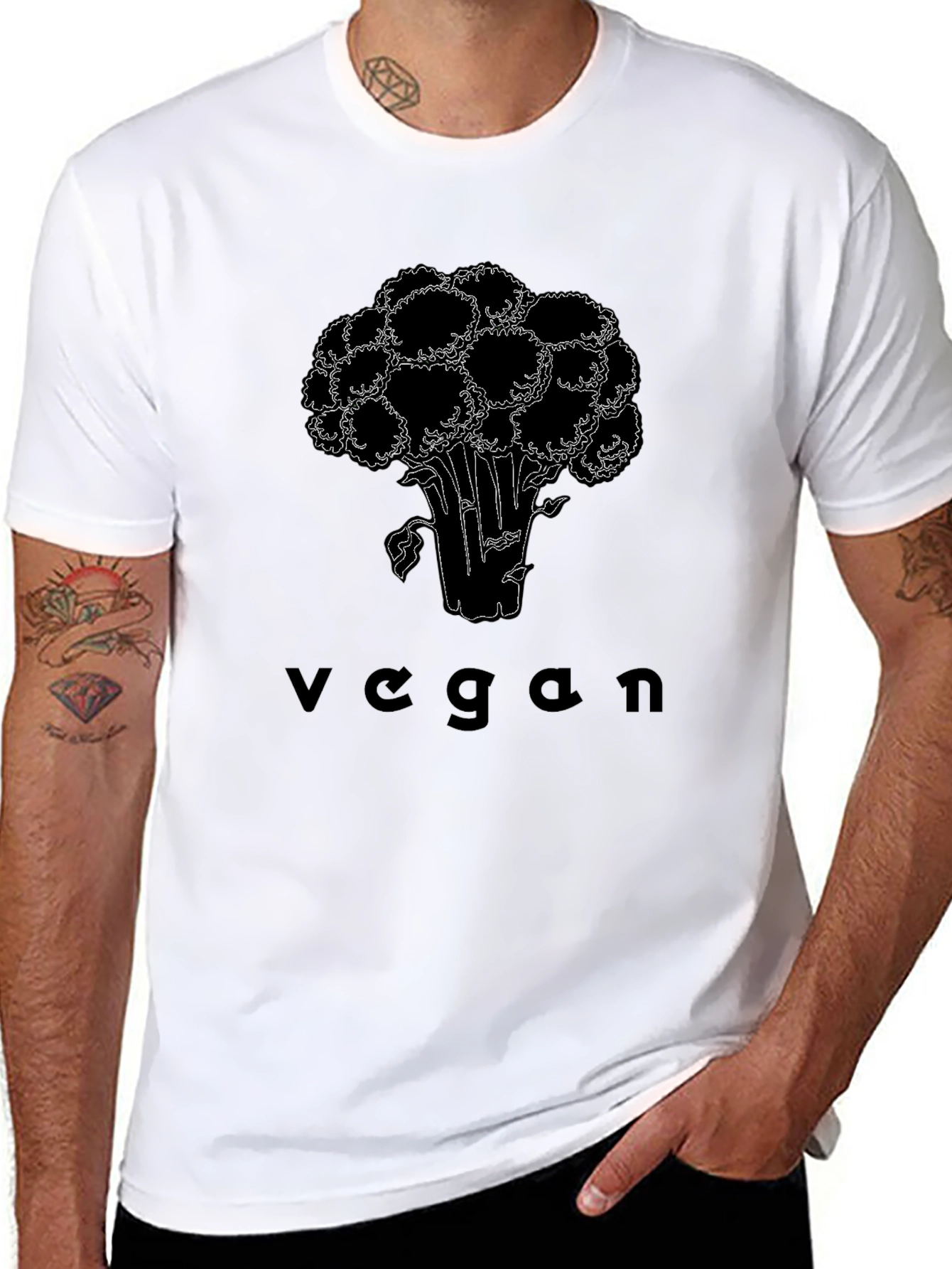 Vegan Broccoli T-Shirt - Plant Based Lifestyle Tee