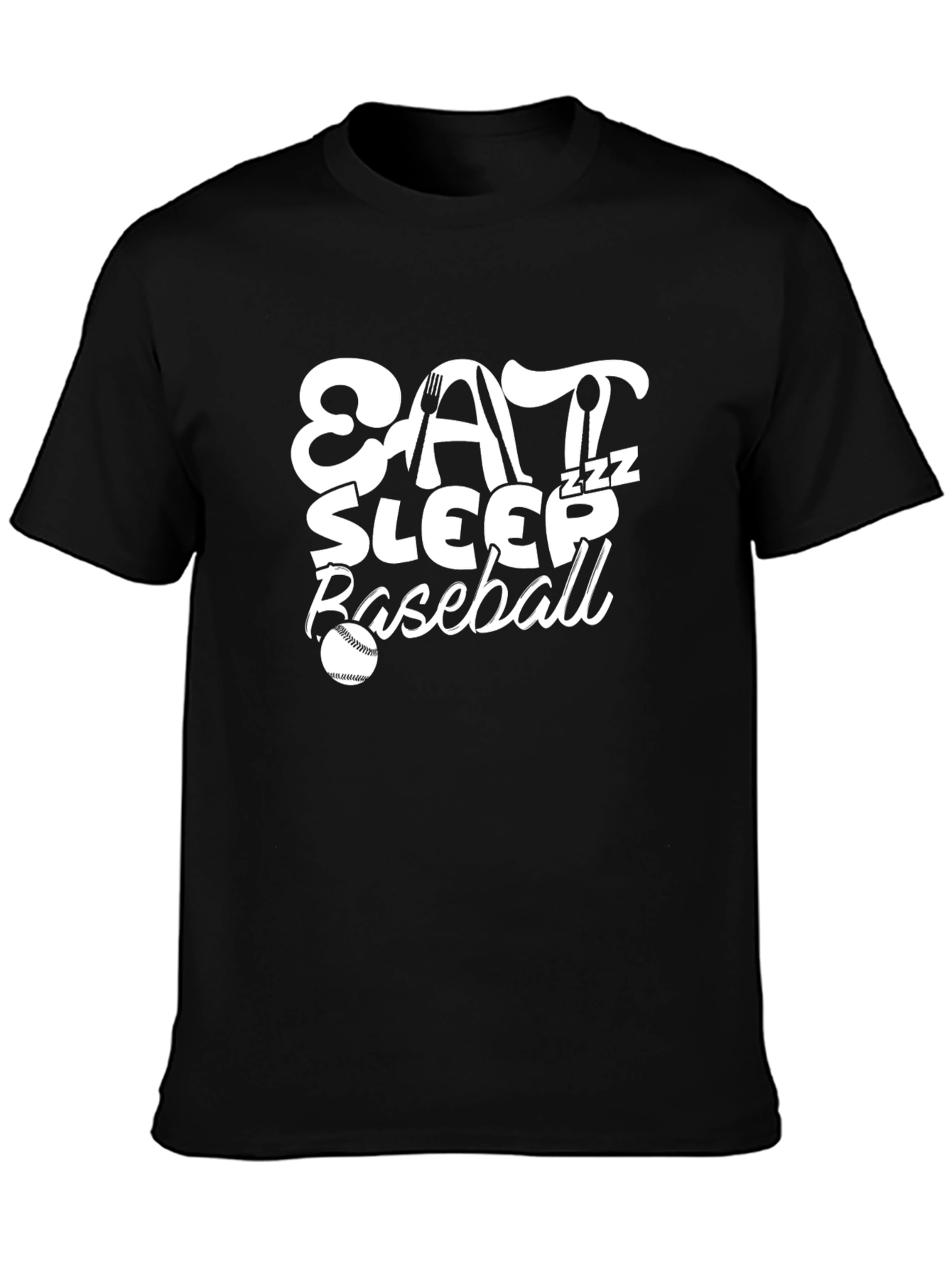 Eat Sleep Baseball T-Shirt