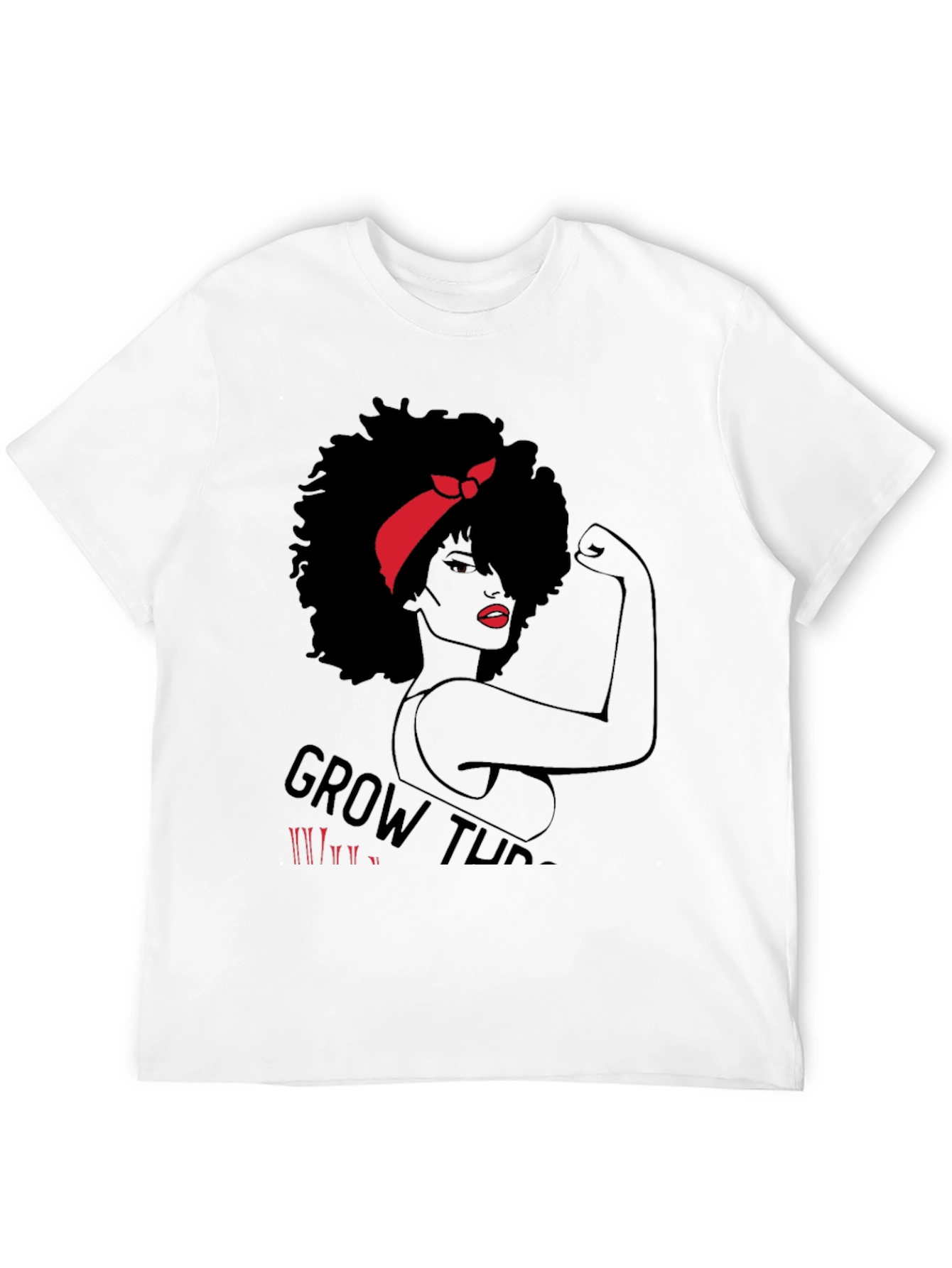 Empowered Woman Graphic T-Shirt - Black