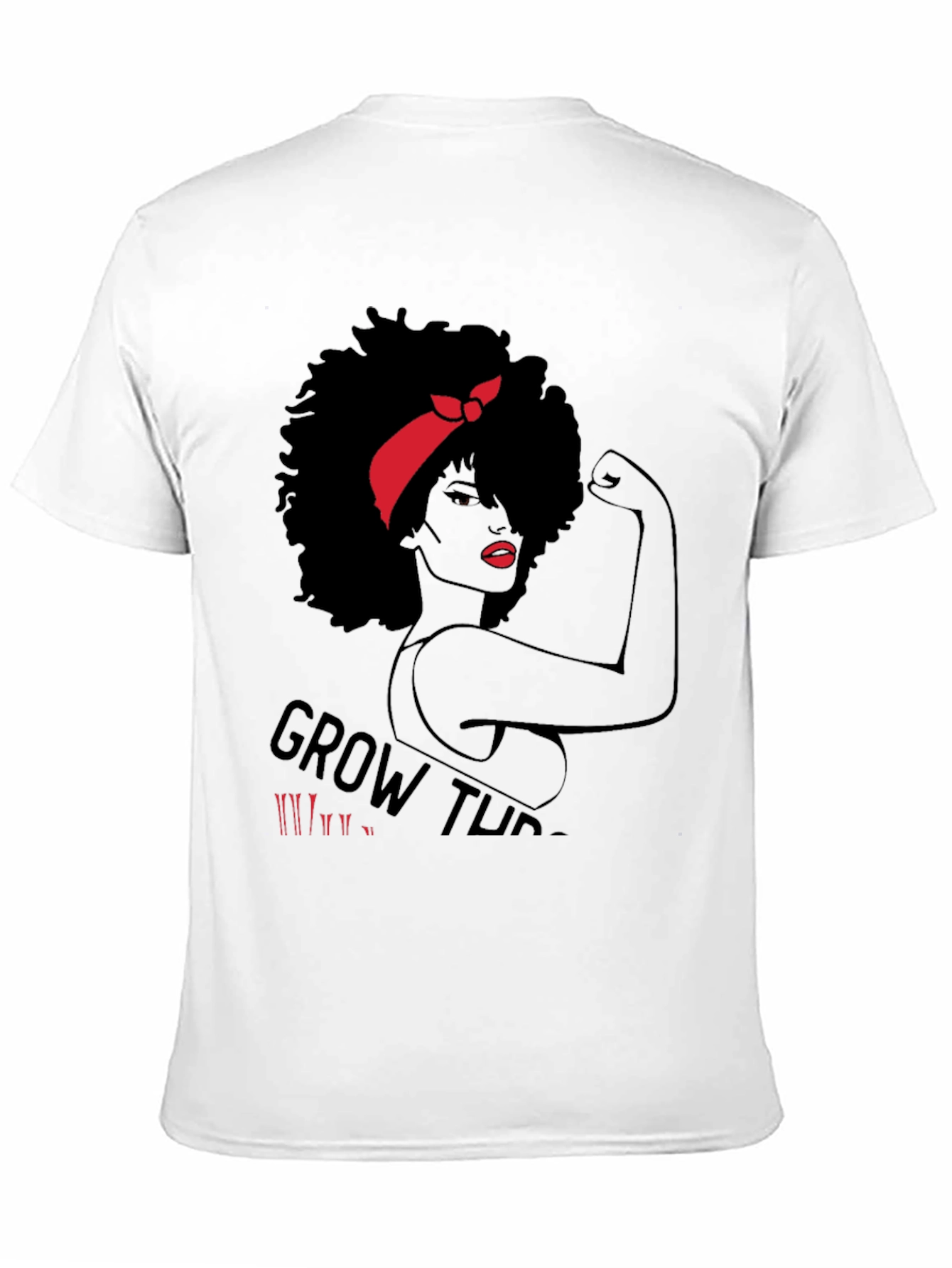 Empowered Woman Graphic T-Shirt - Black