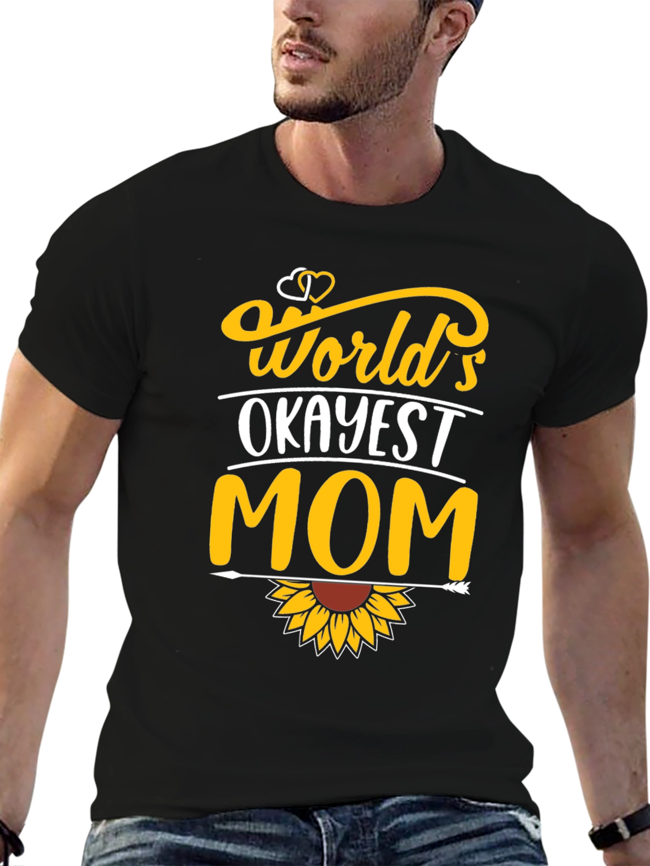 Worlds Okayest Mom Graphic T-Shirt