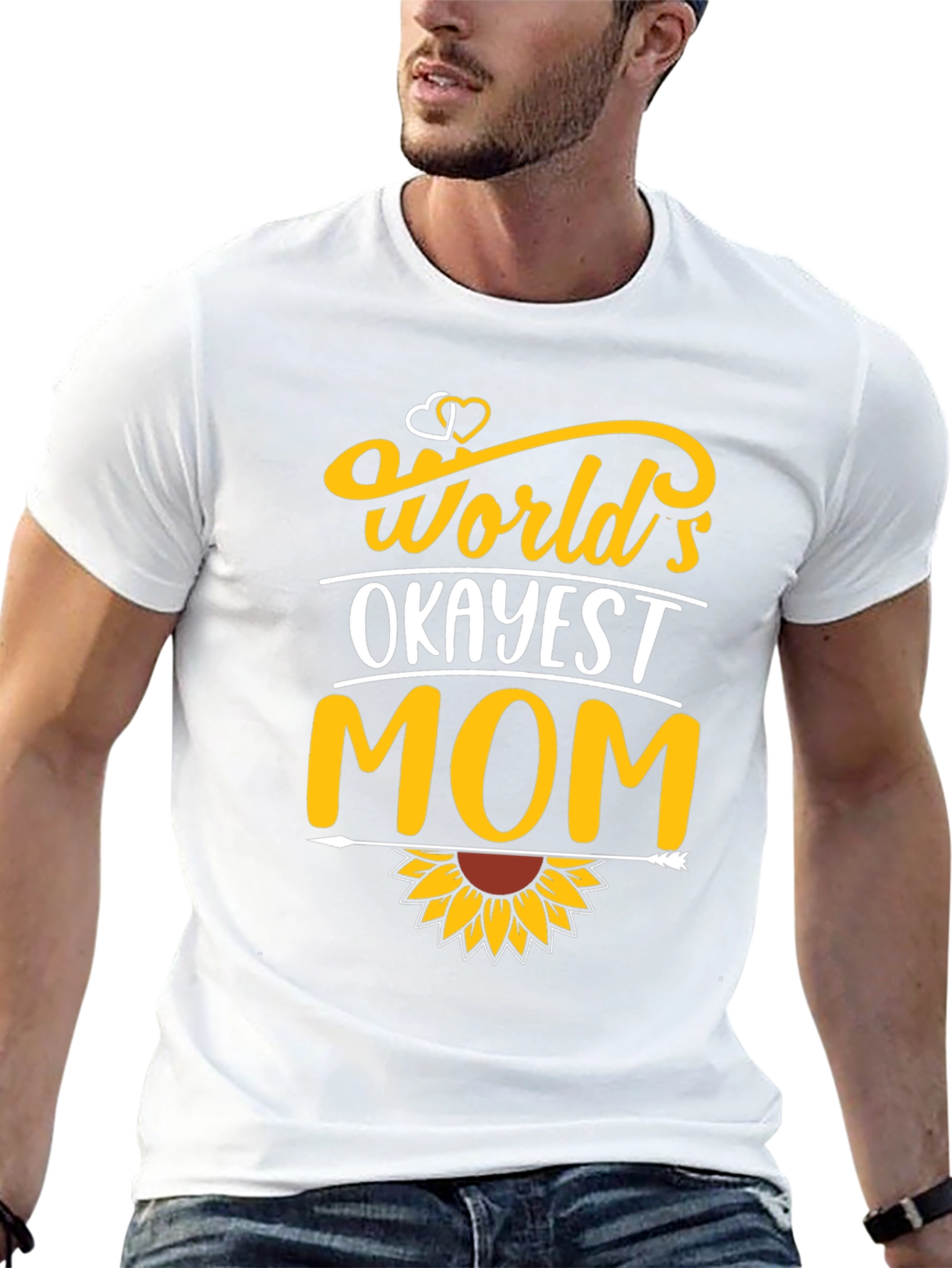 Worlds Okayest Mom Graphic T-Shirt