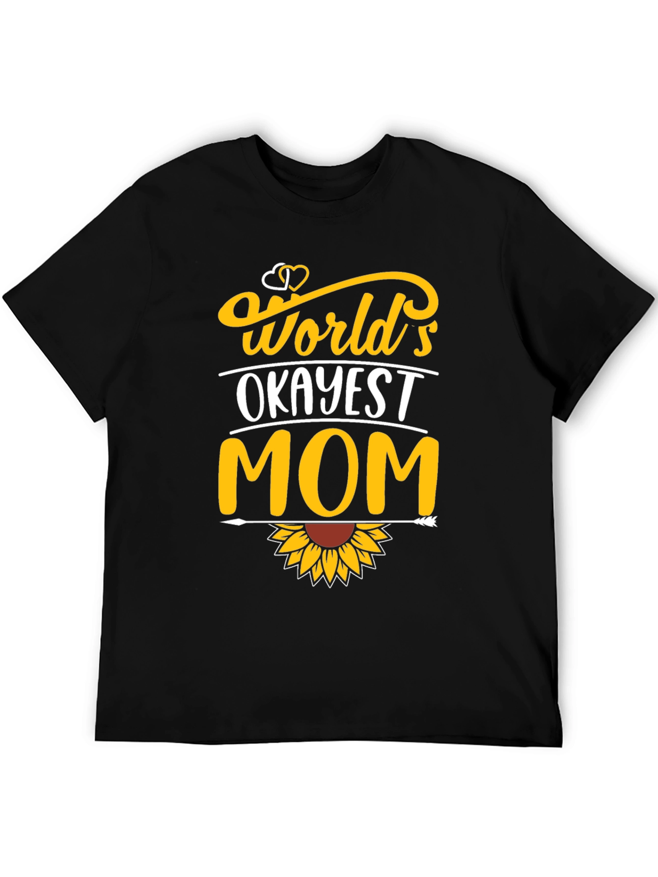 Worlds Okayest Mom Graphic T-Shirt