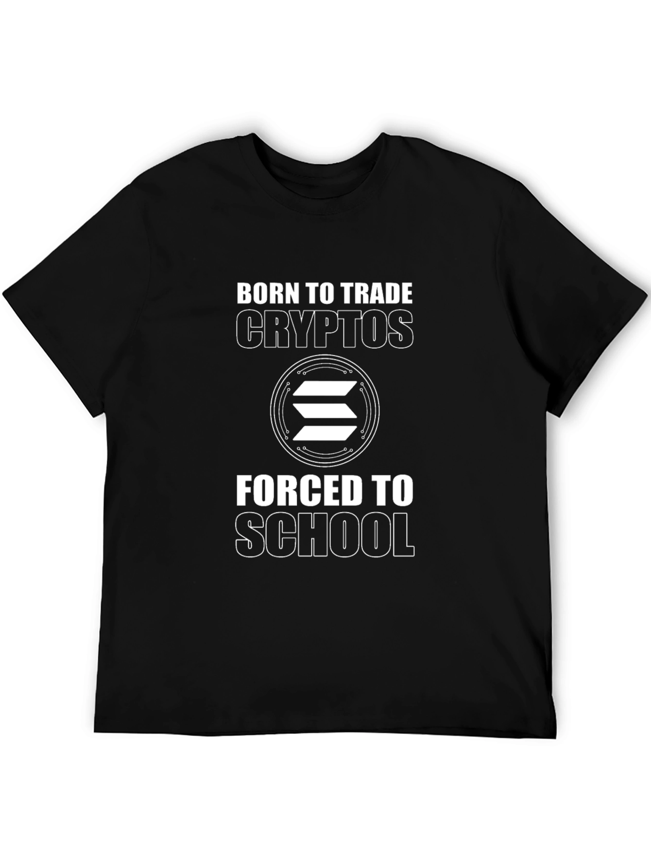Born to Trade Crypto Black T-Shirt