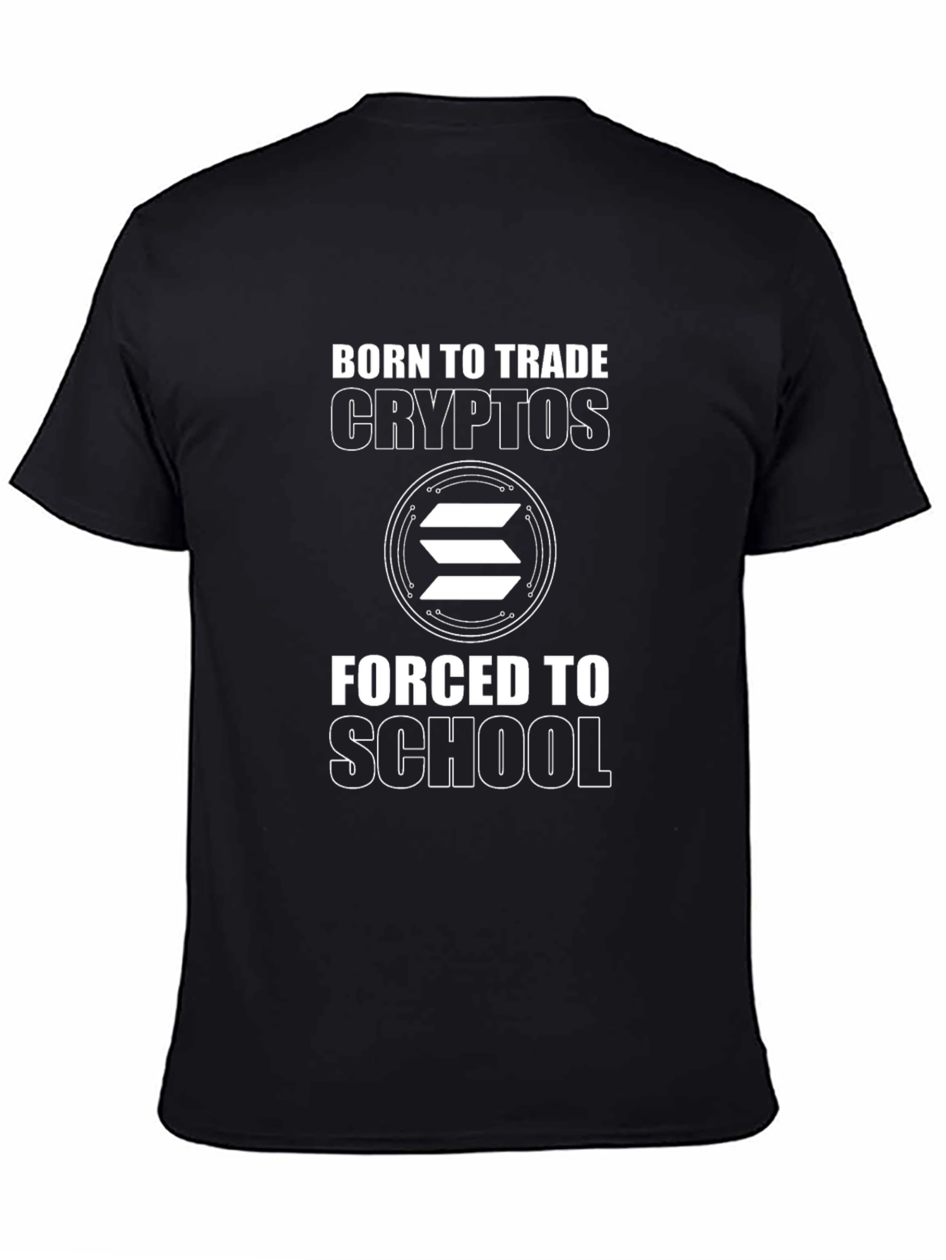 Born to Trade Crypto Black T-Shirt
