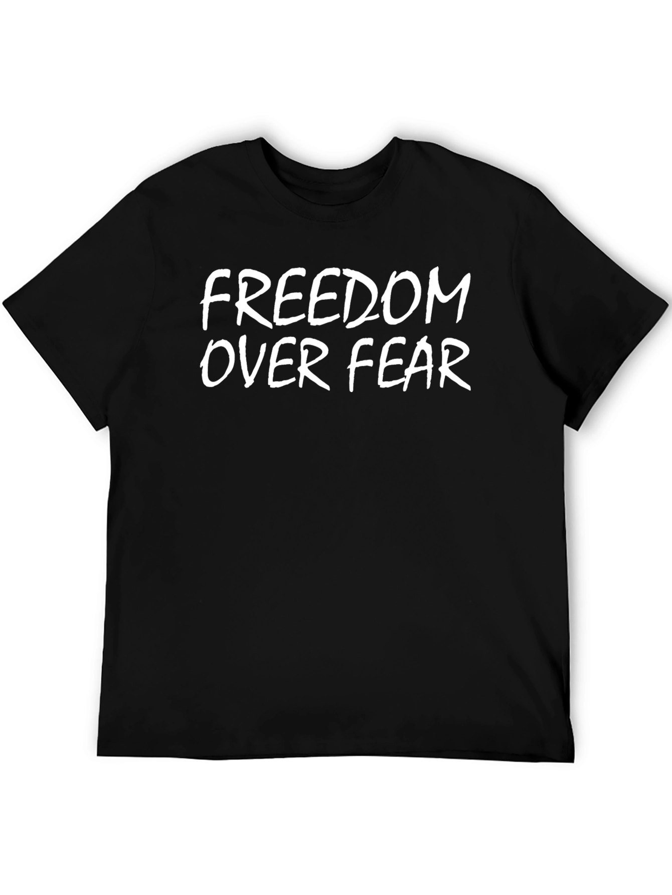 Freedom Over Fear Graphic Tee - Black