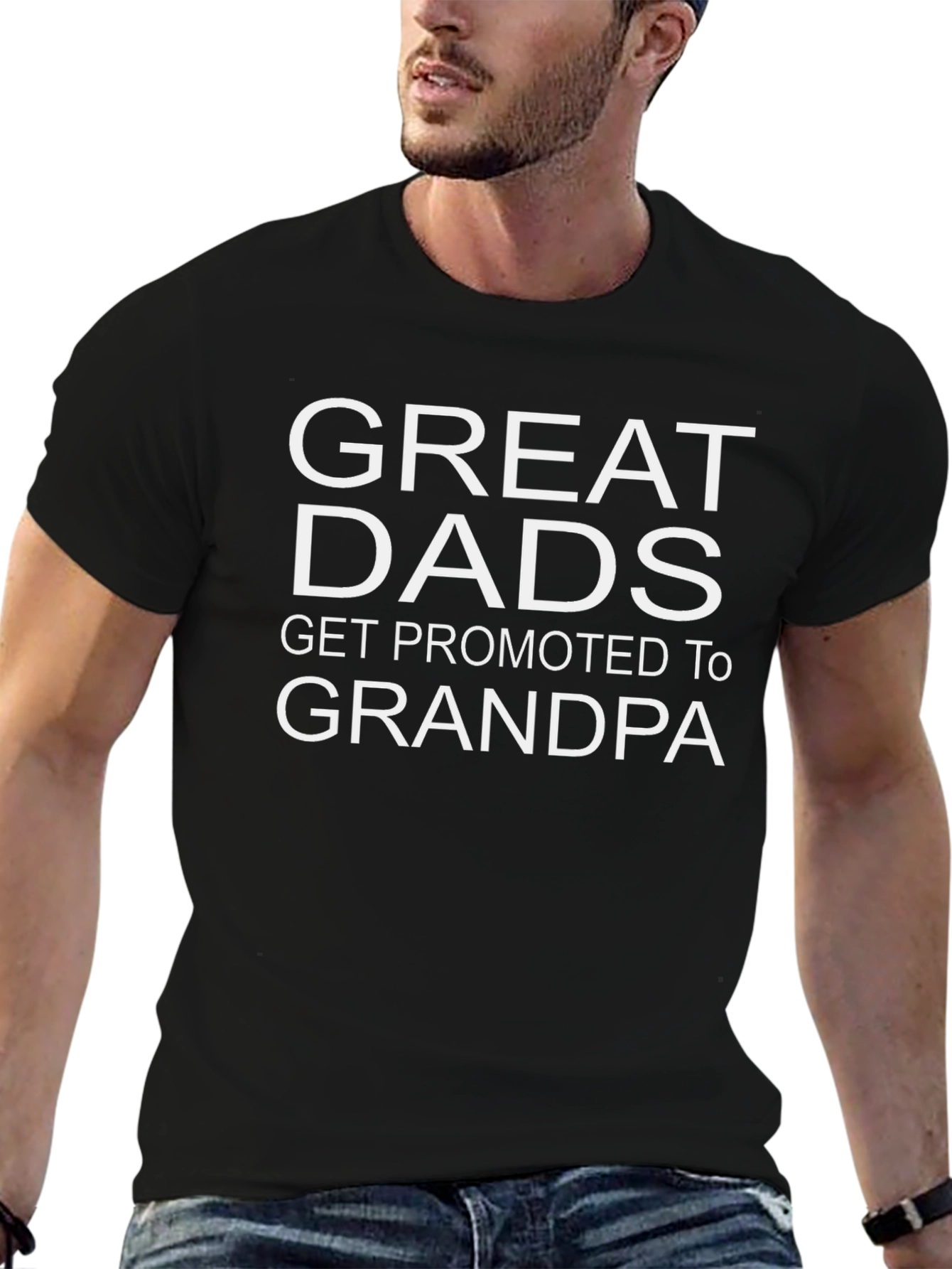 Great Dads Get Promoted To Grandpa T-Shirt
