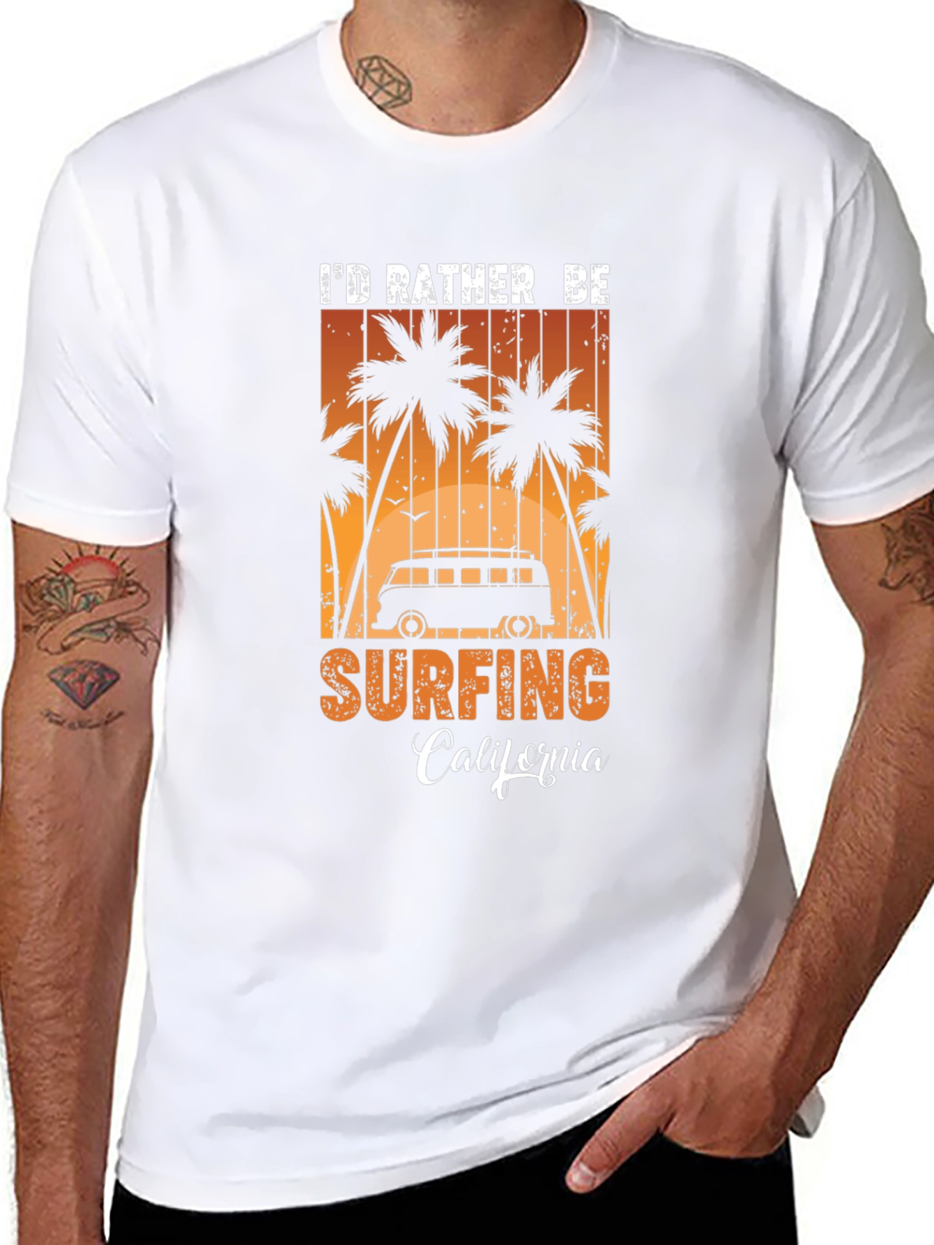 Surfing California Graphic Tee