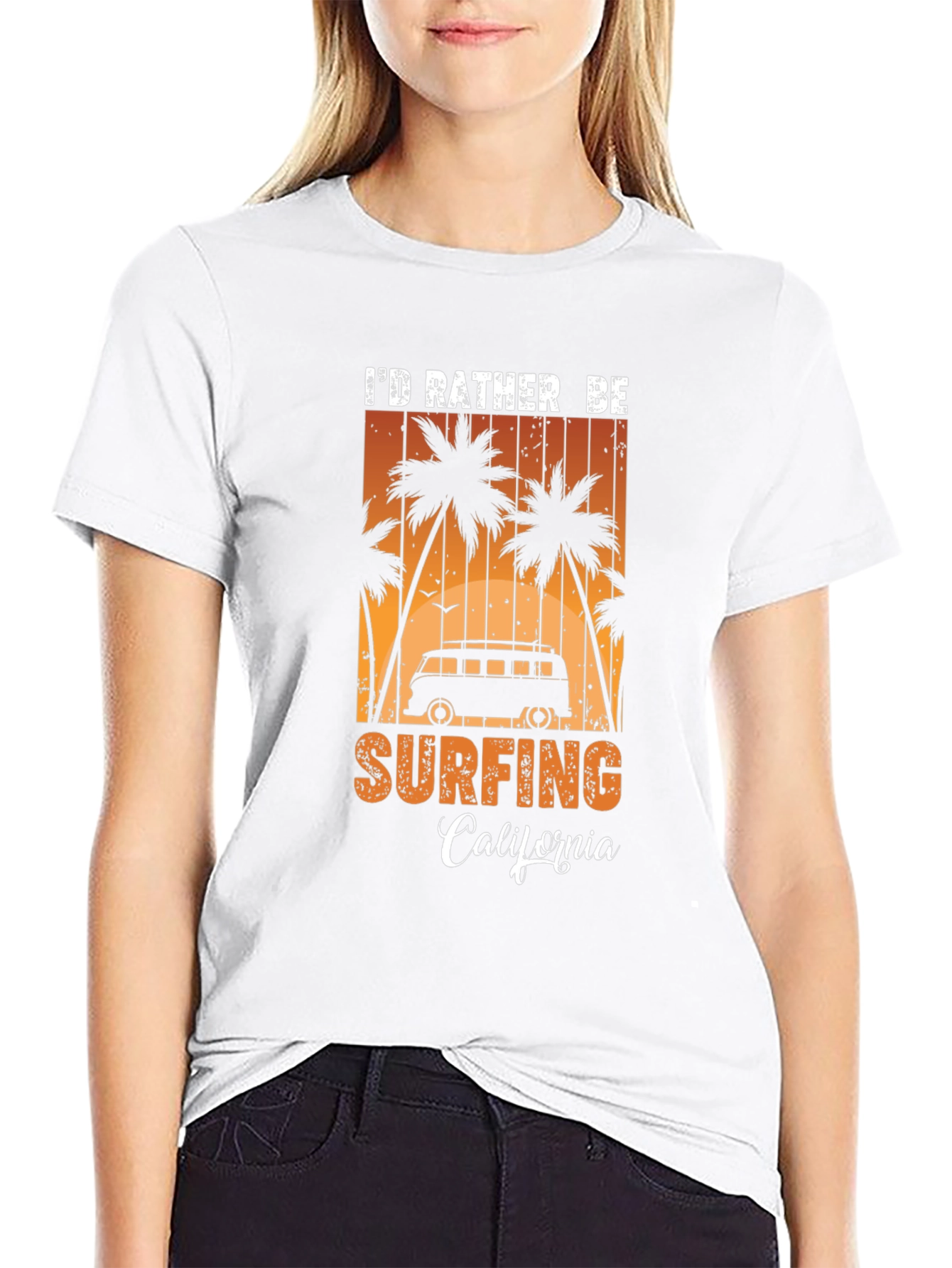 Surfing California Graphic Tee