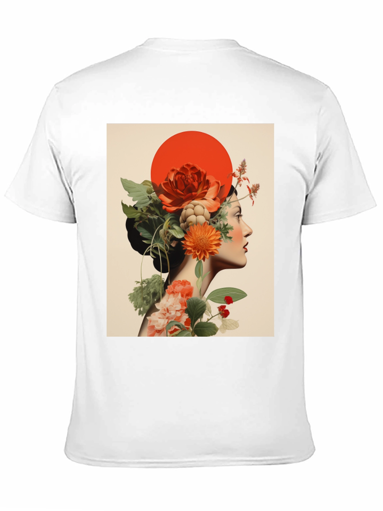 Floral Woman Graphic Tee