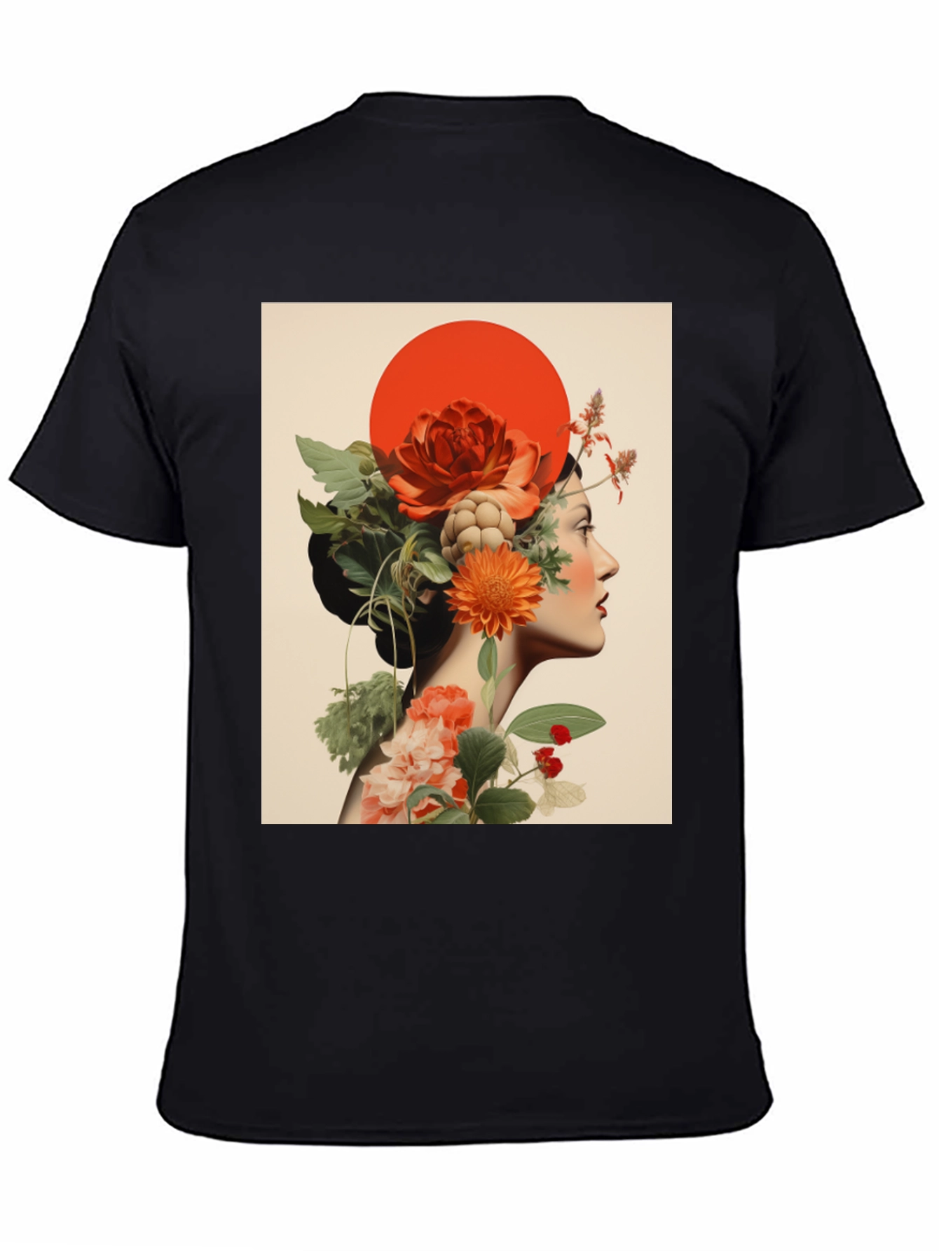 Floral Woman Graphic Tee