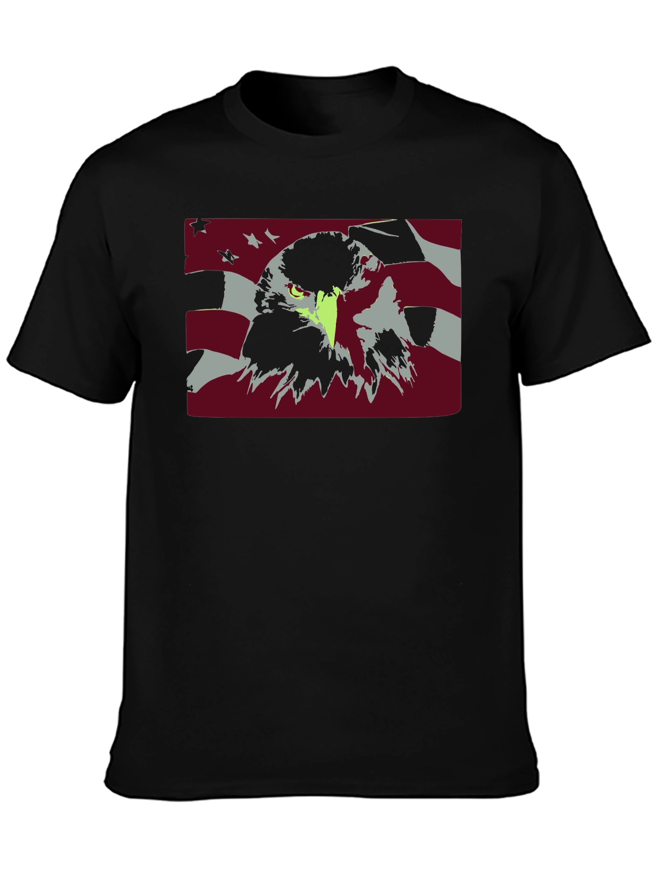 Eagle USA Flag Graphic Tee - Patriotic T-Shirt