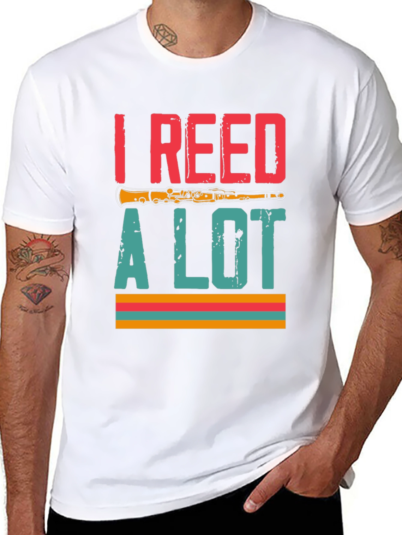 I Reed A Lot T-Shirt | Musician Tee