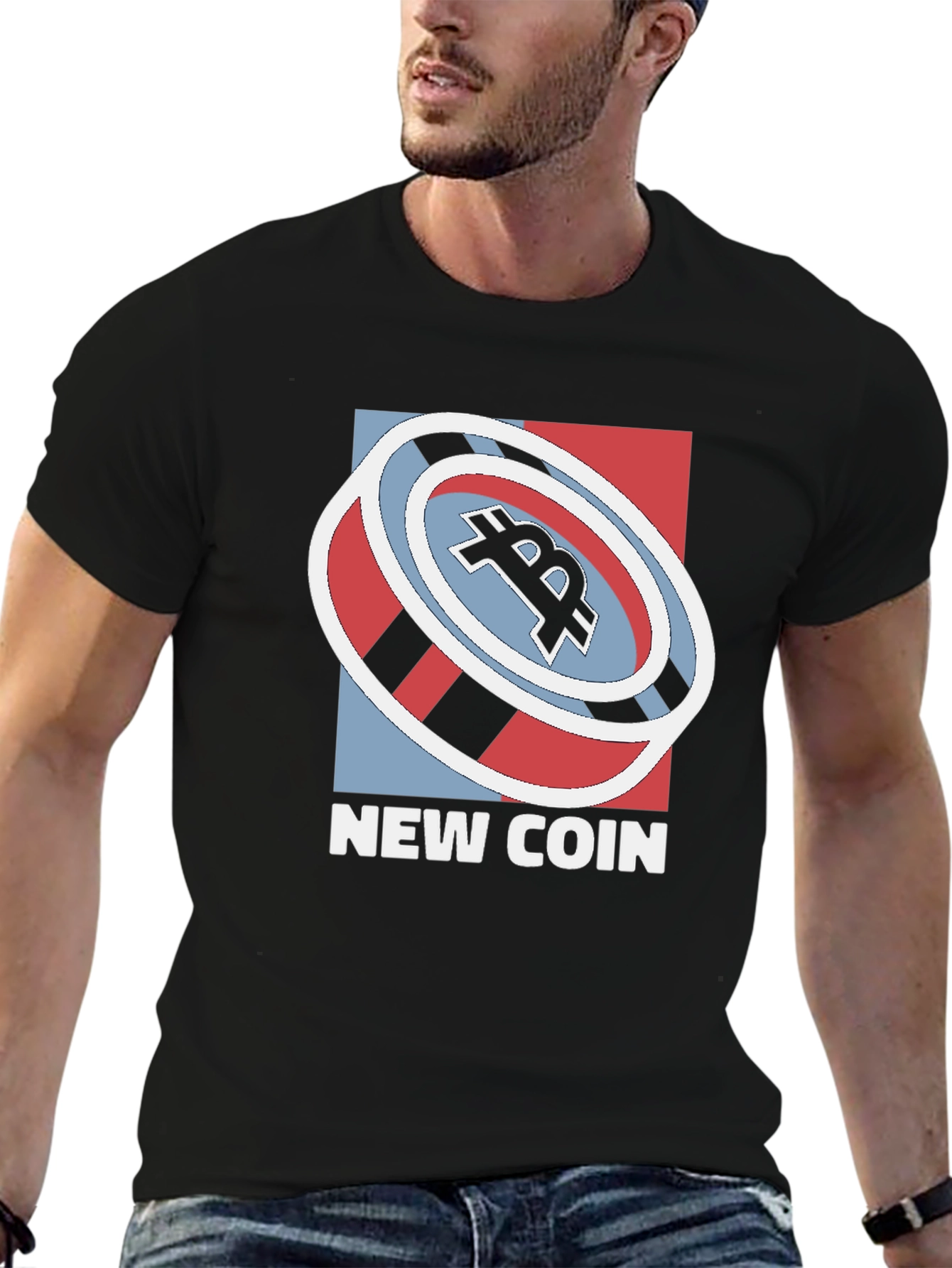 New Coin Graphic Tee - Crypto Fashion