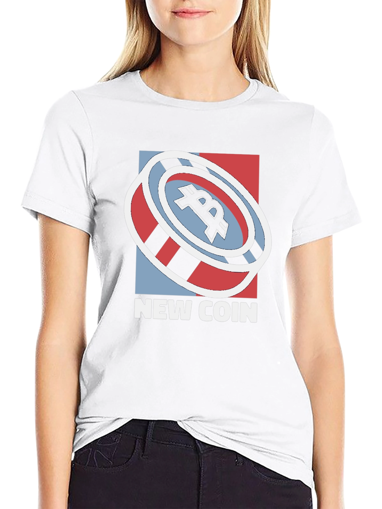 New Coin Graphic Tee - Crypto Fashion