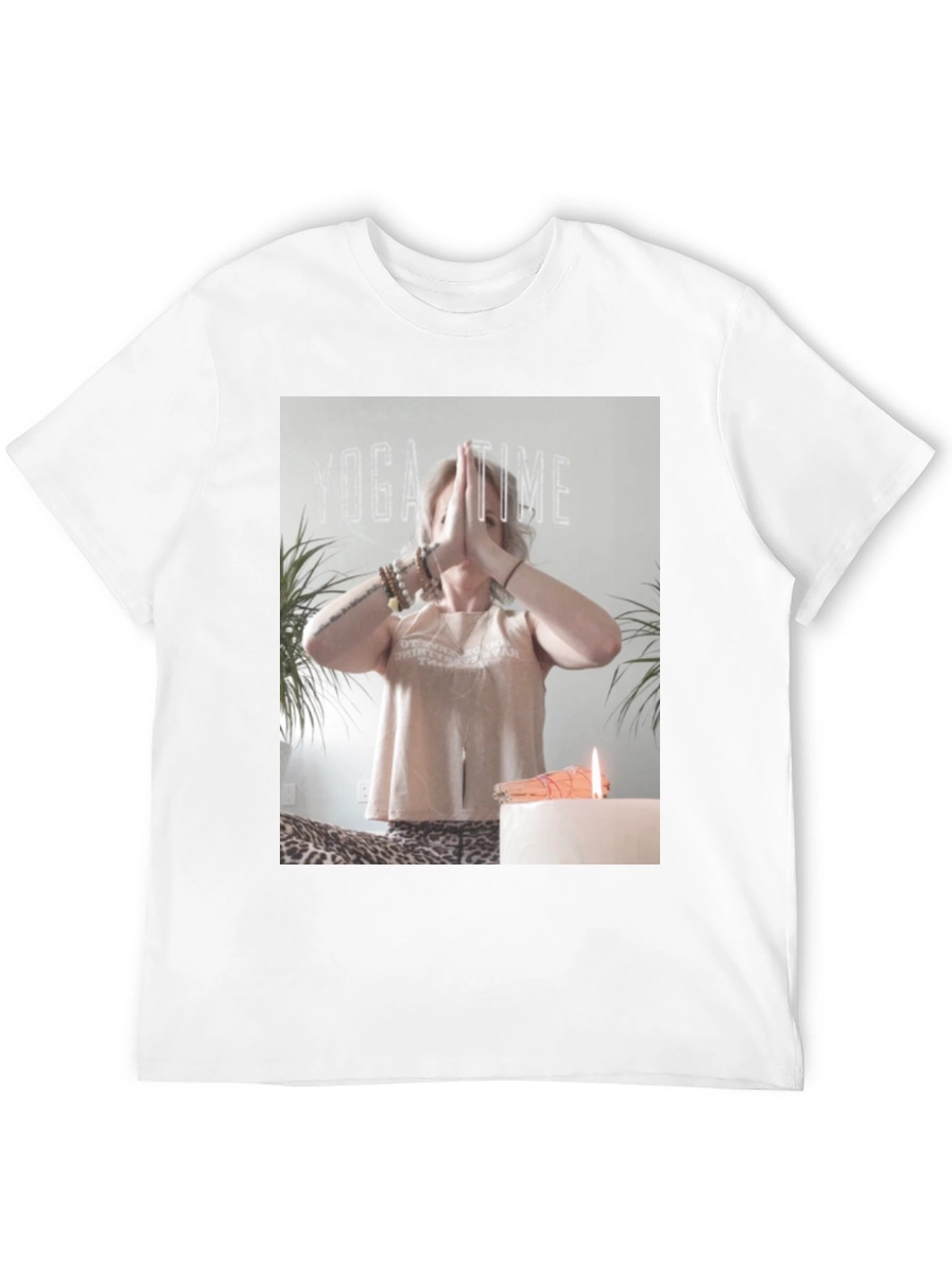 Yoga Time Graphic Tee - Soft Cotton Blend