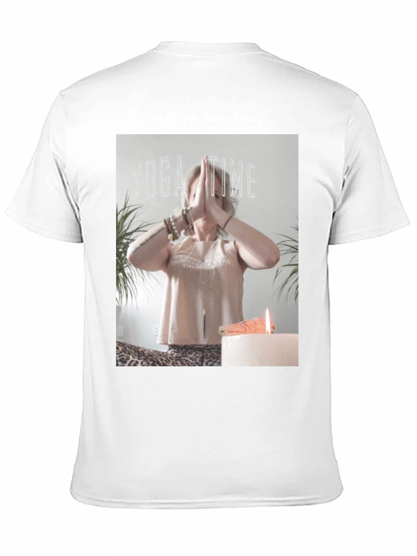 Yoga Time Graphic Tee - Soft Cotton Blend