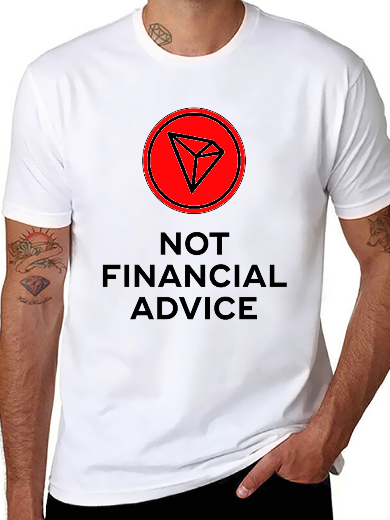 Tron Crypto T-Shirt - Not Financial Advice