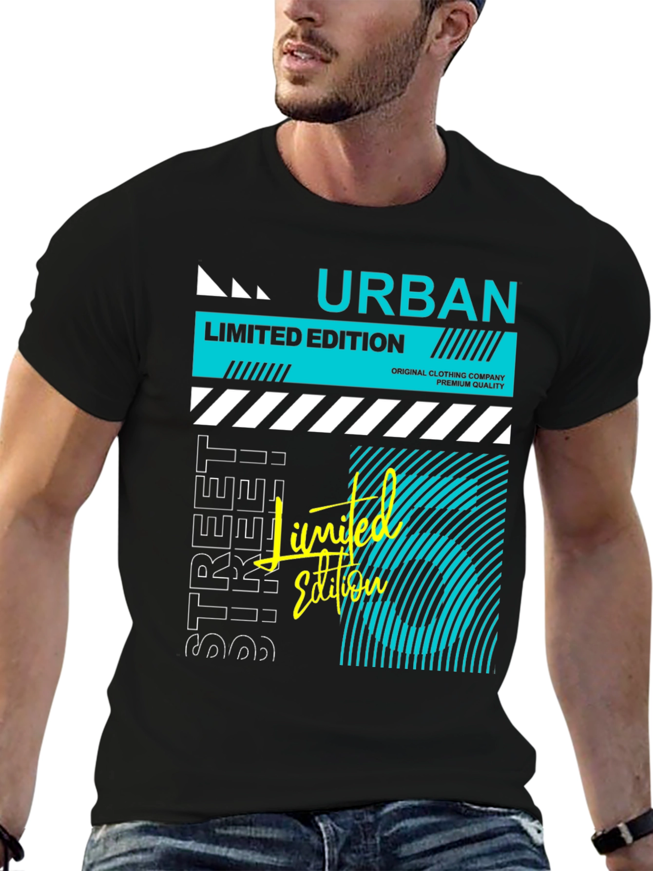 Urban Limited Edition Graphic Tee - Black