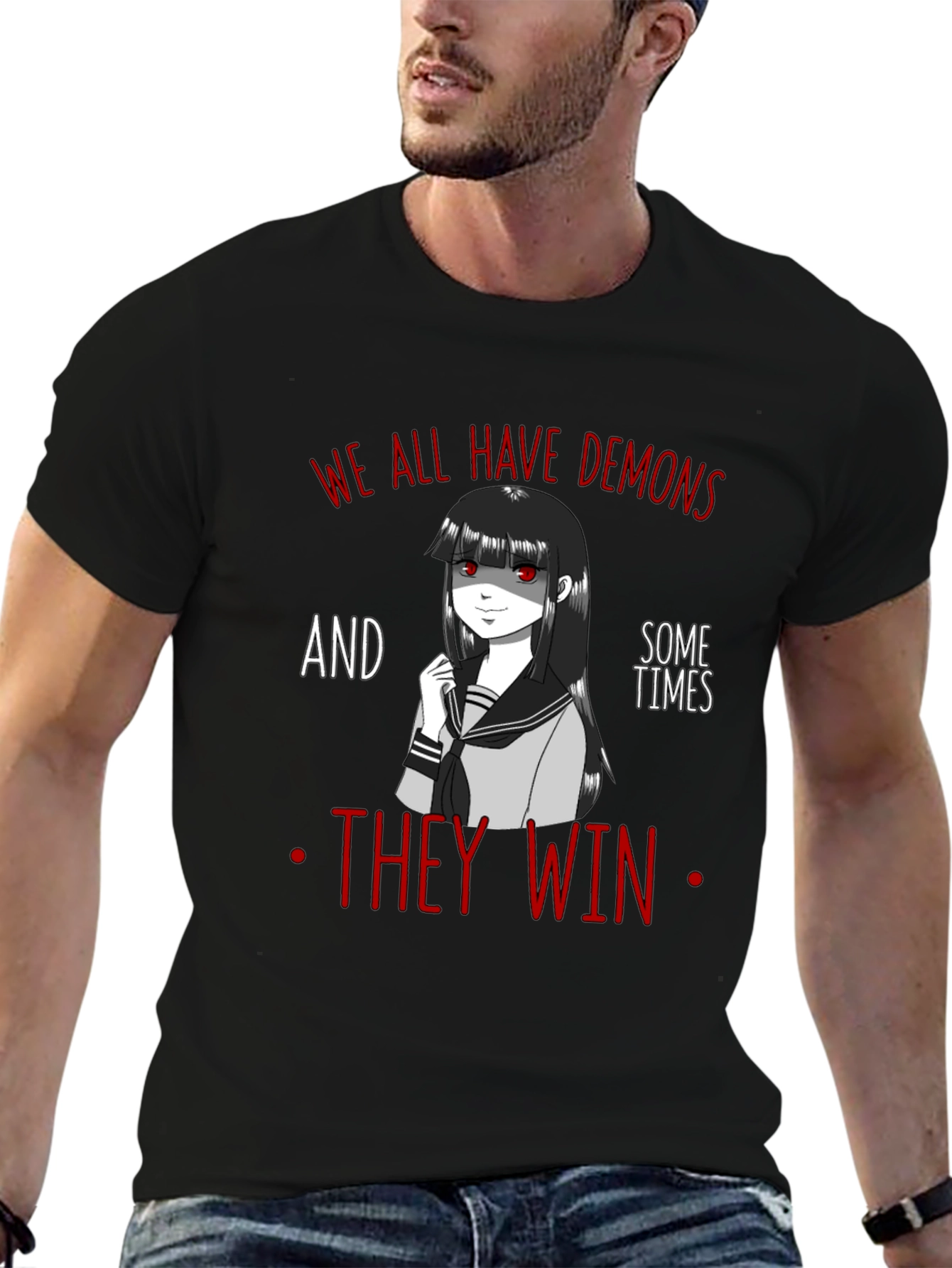 Demons Graphic Print T-Shirt