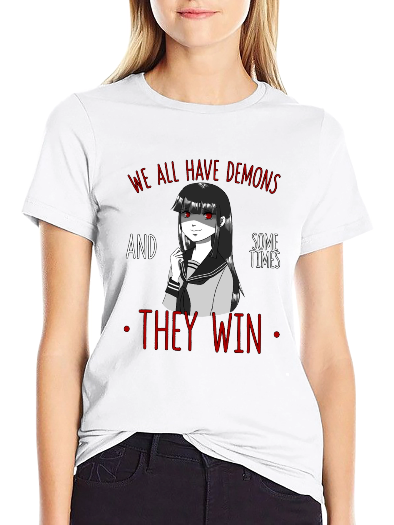 Demons Graphic Print T-Shirt