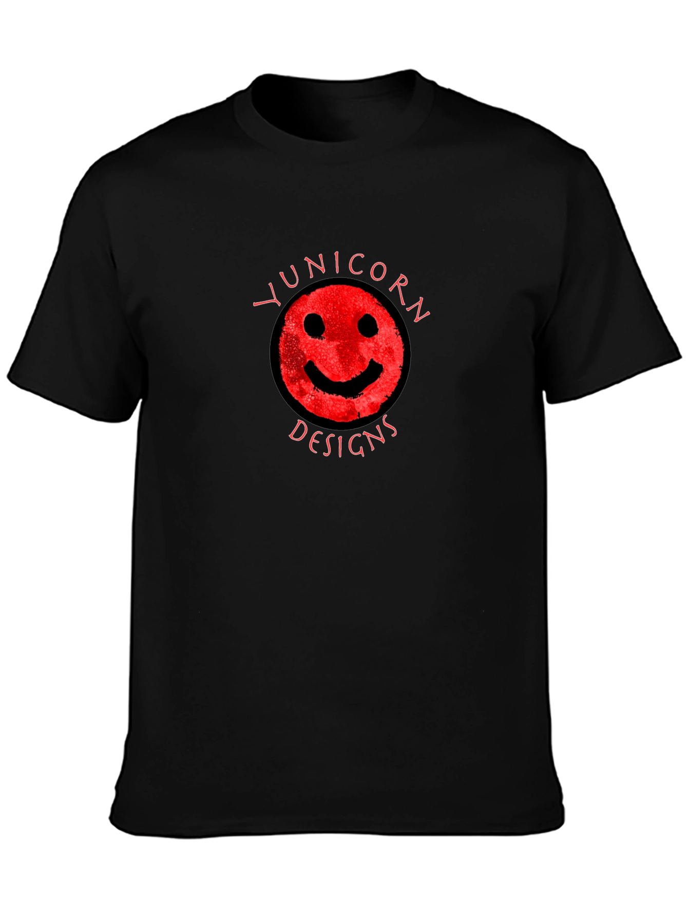 Yunicorn Designs Smiley Face Graphic Tee