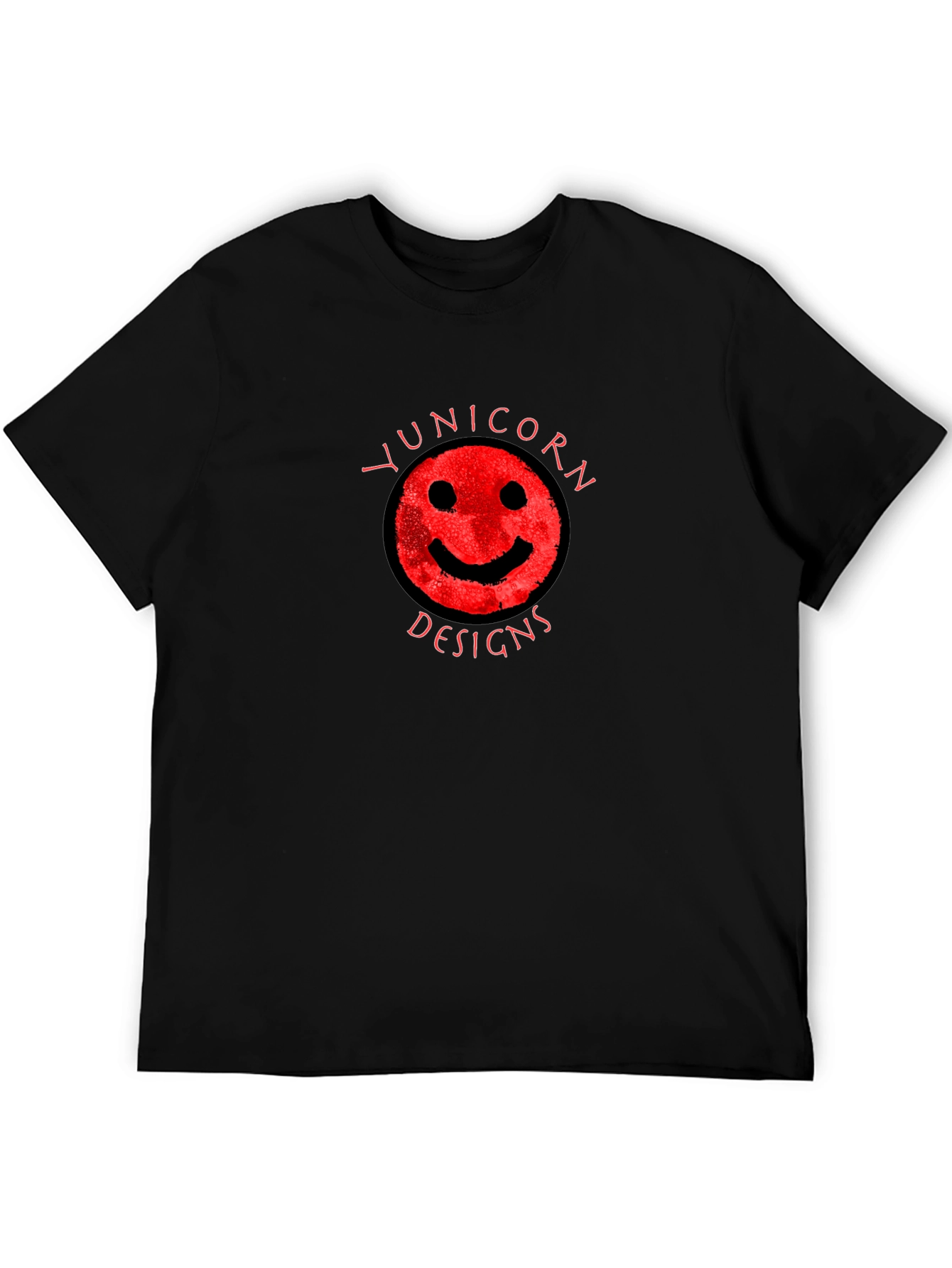 Yunicorn Designs Smiley Face Graphic Tee