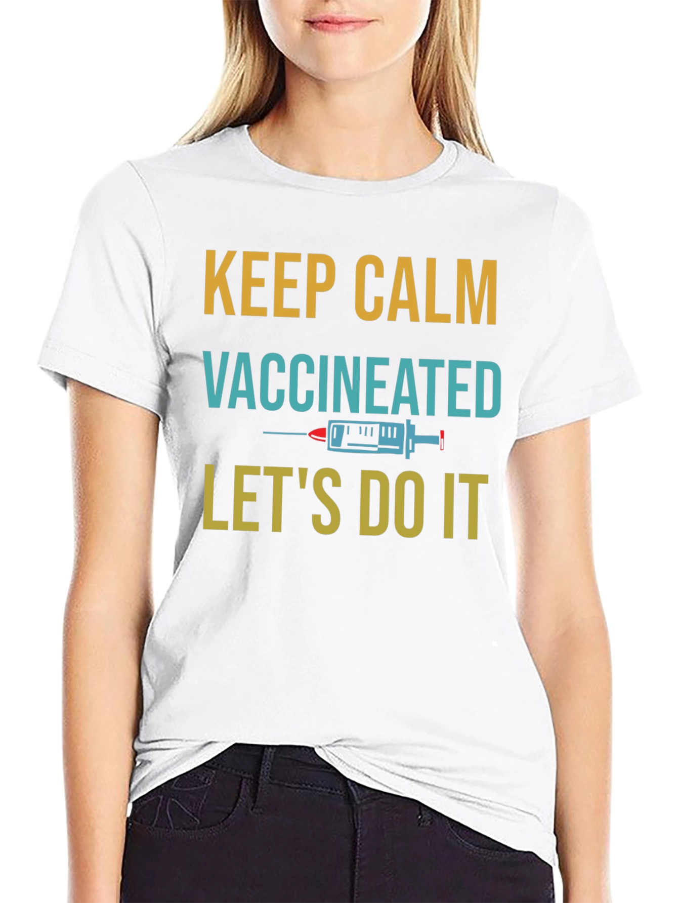 Keep Calm Vaccinated T-Shirt
