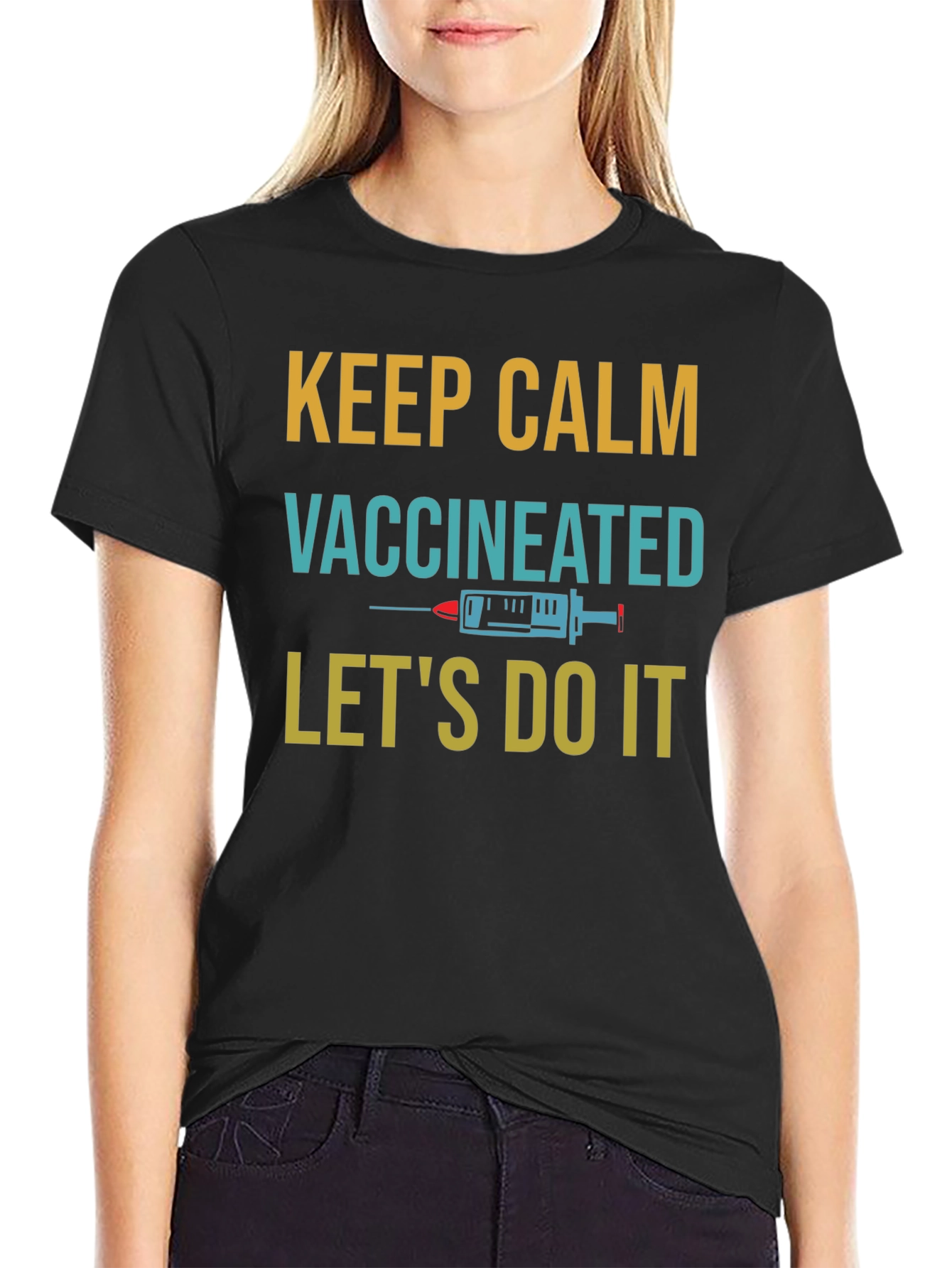 Keep Calm Vaccinated T-Shirt